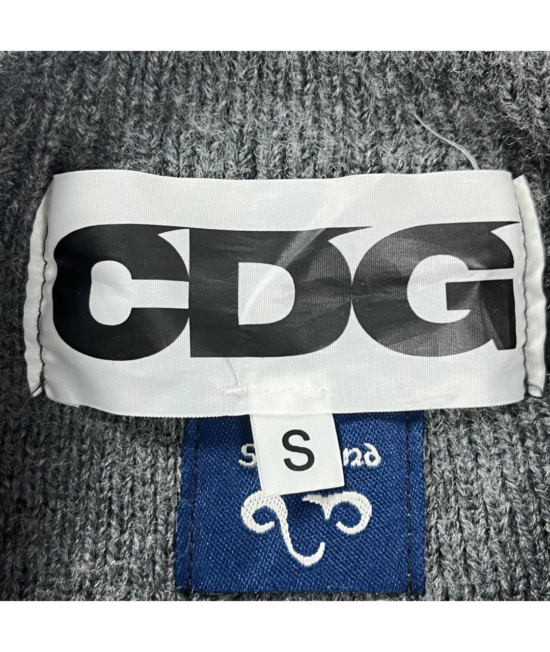 COMME DES GARÇONS Серый джемпер / свитер, фото 4