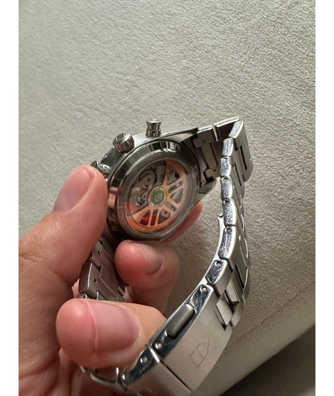 TAG HEUER Черные стальные часы, фото 8