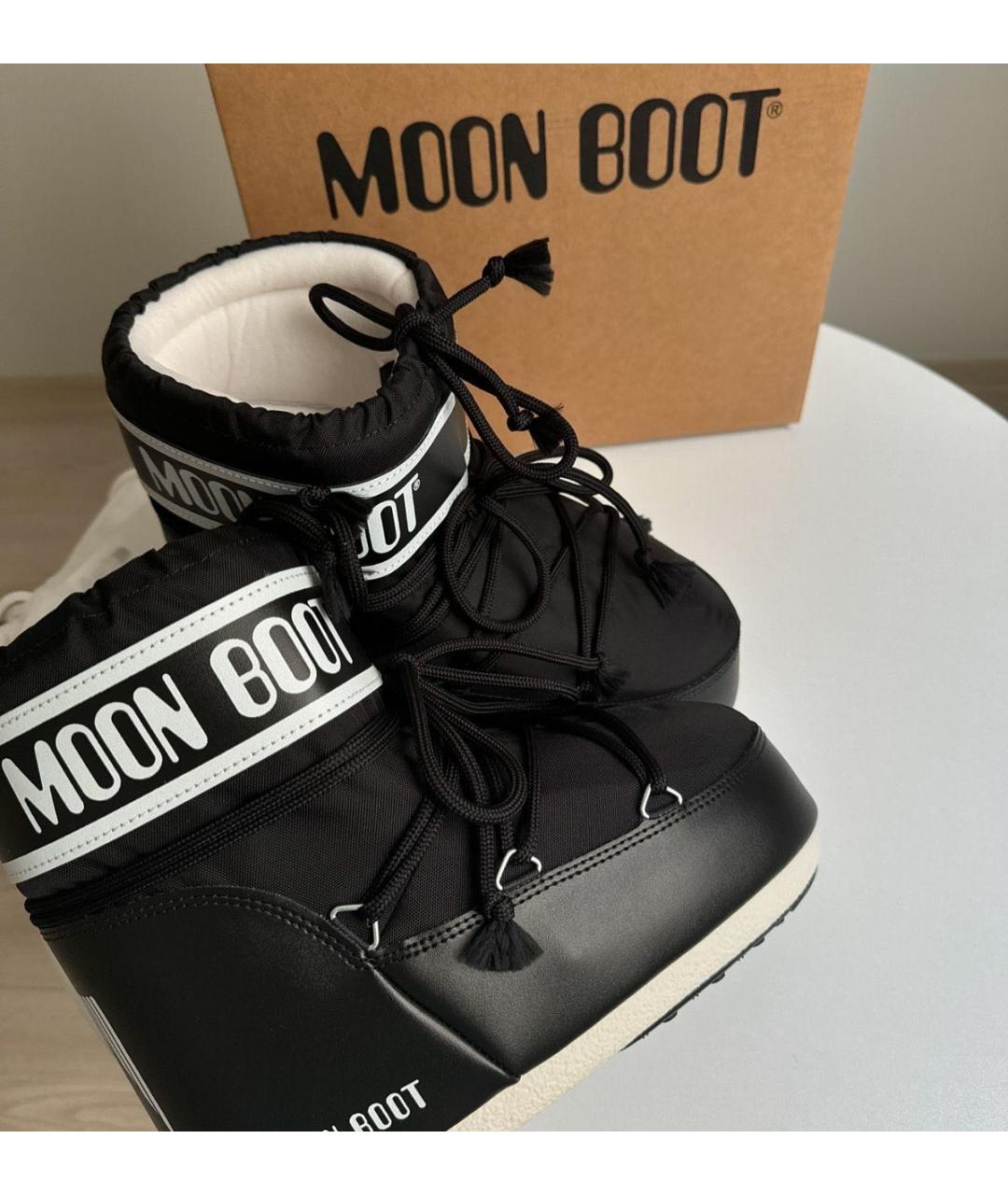 MOON BOOT Черные полусапоги, фото 3