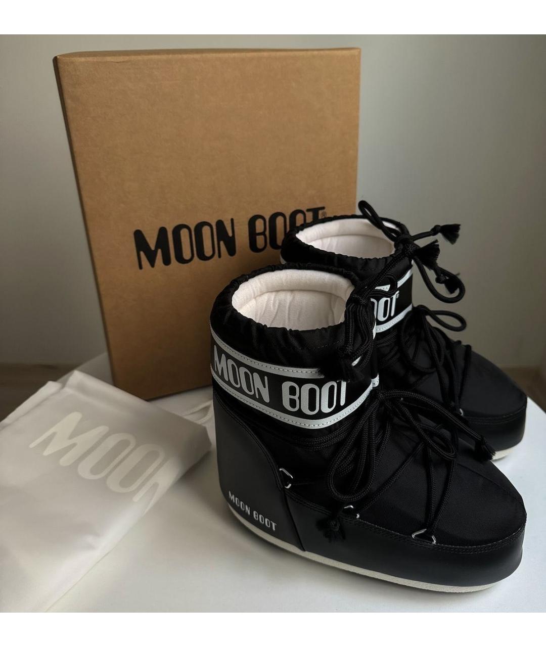 MOON BOOT Черные полусапоги, фото 6