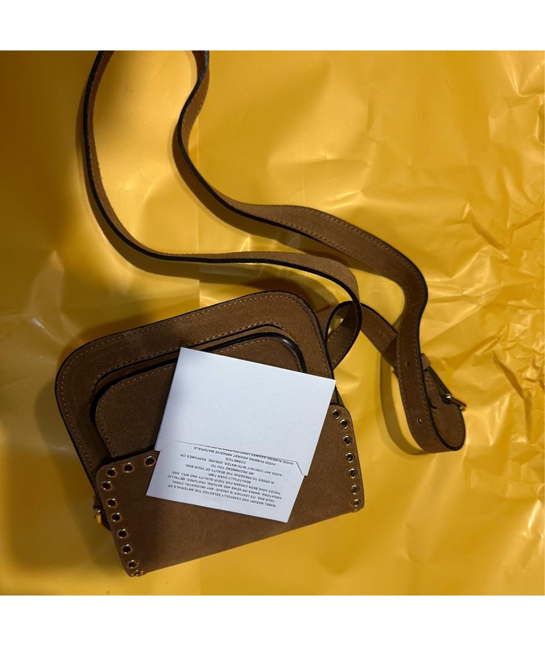 ISABEL MARANT Коричневая сумка через плечо, фото 3