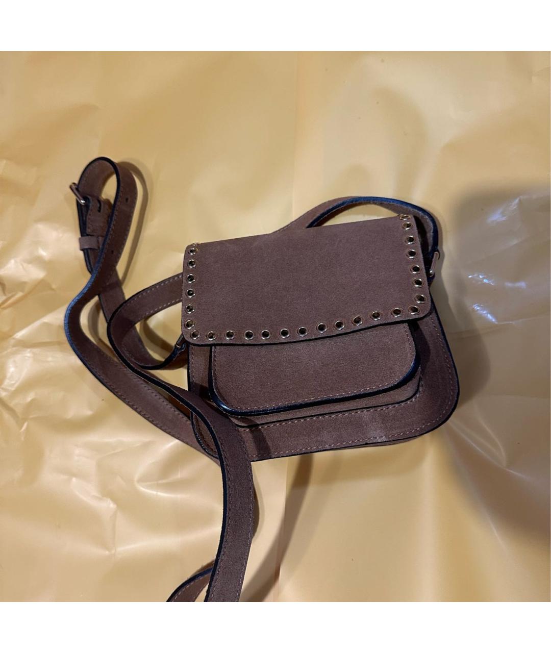 ISABEL MARANT Коричневая сумка через плечо, фото 5