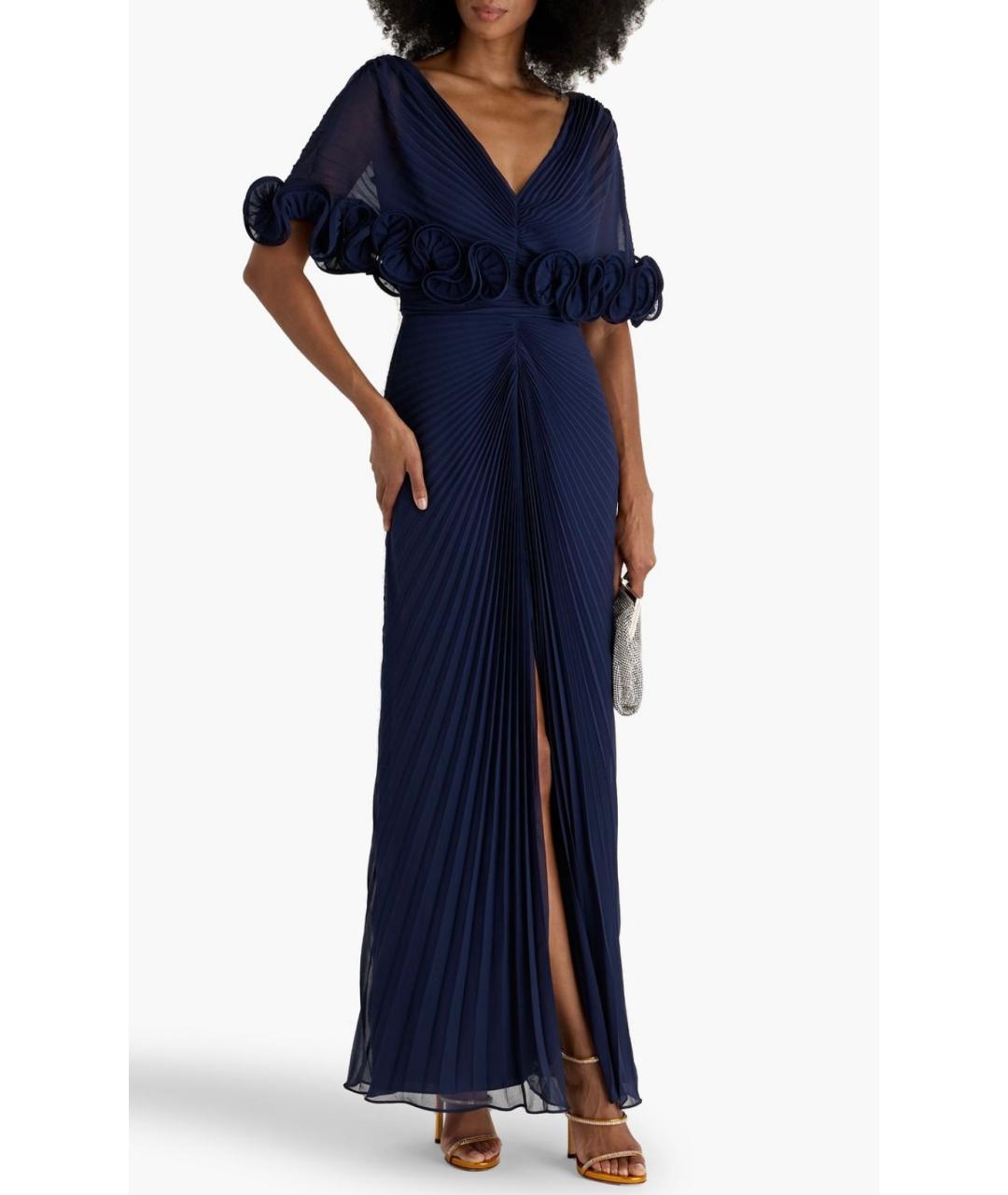 BADGLEY MISCHKA Темно-синее вечернее платье, фото 2