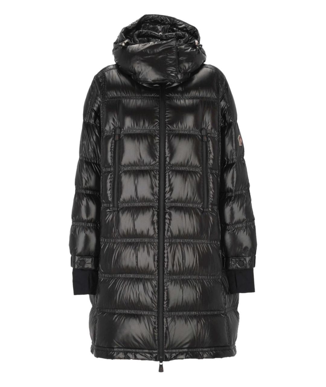 MONCLER GRENOBLE Черное полиамидовое пальто, фото 1