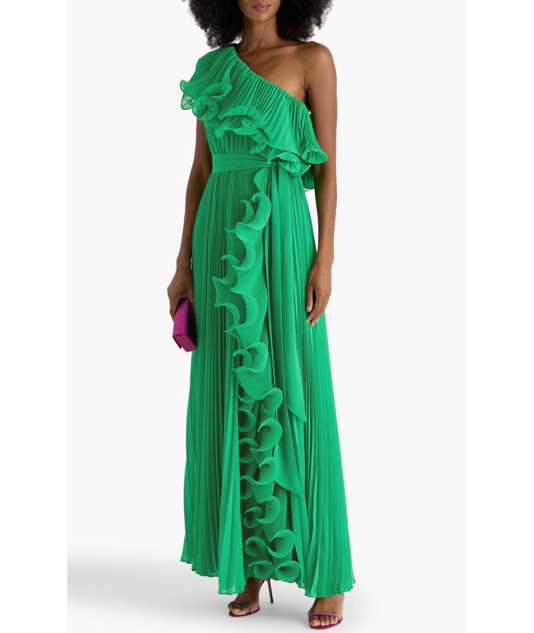 BADGLEY MISCHKA Зеленые вечернее платье, фото 2