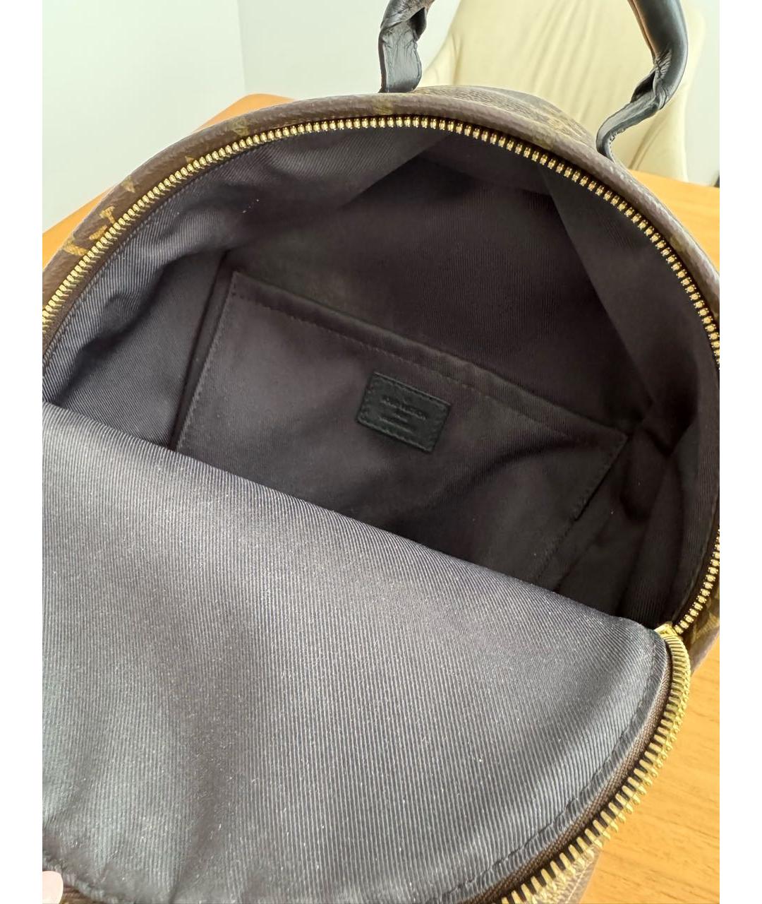 LOUIS VUITTON Коричневый рюкзак, фото 4