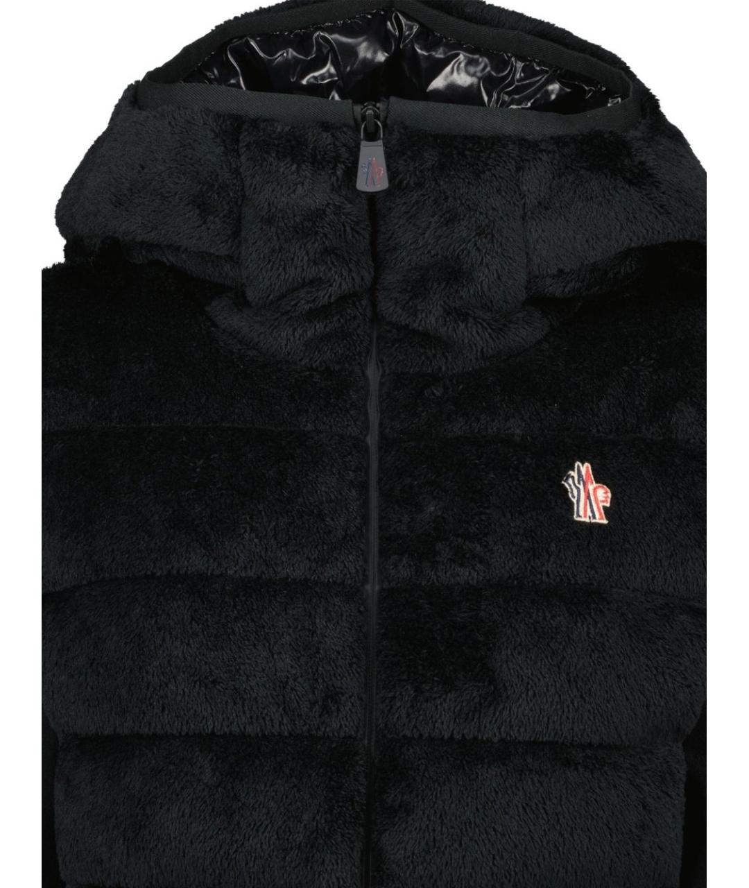 MONCLER GRENOBLE Черный полиэстеровый джемпер / свитер, фото 2