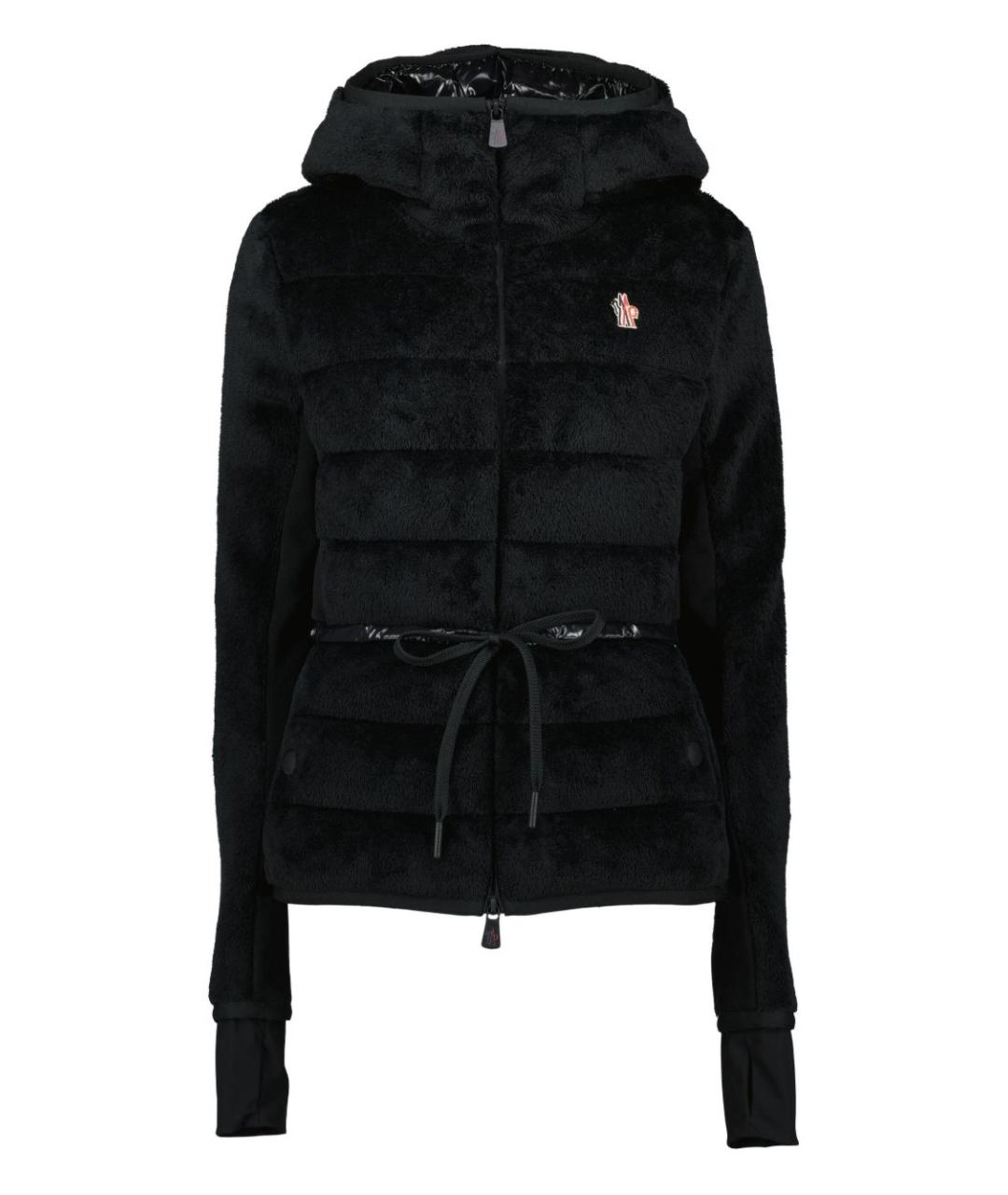 MONCLER GRENOBLE Черный полиэстеровый джемпер / свитер, фото 1