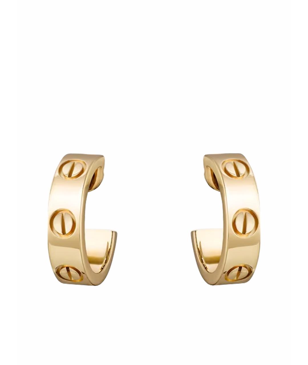 CARTIER Серьги из желтого золота, фото 1
