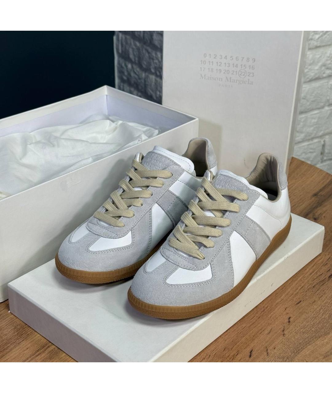 MAISON MARGIELA Белые кеды, фото 6