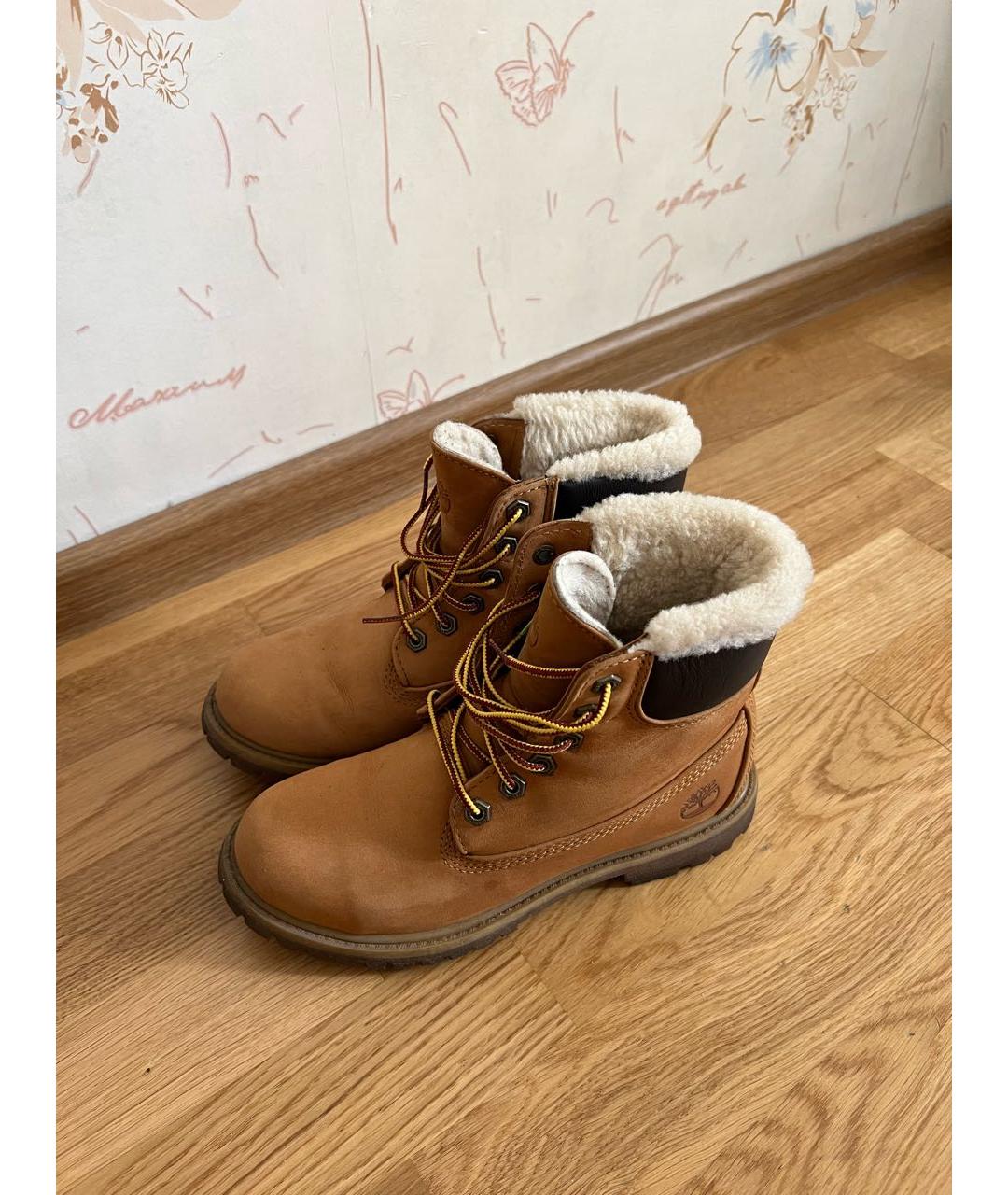 TIMBERLAND Коричневые замшевые ботинки, фото 2