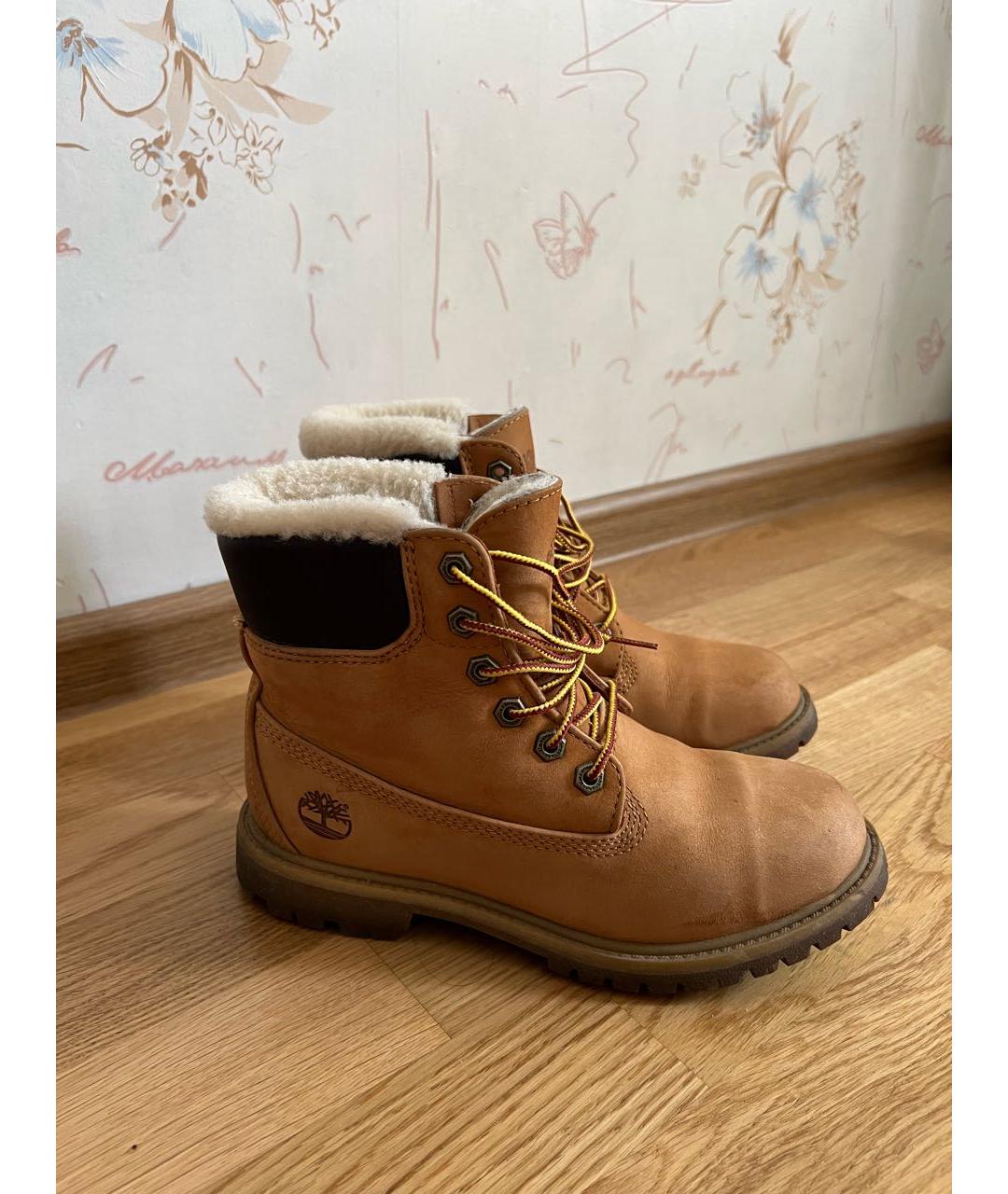 TIMBERLAND Коричневые замшевые ботинки, фото 4