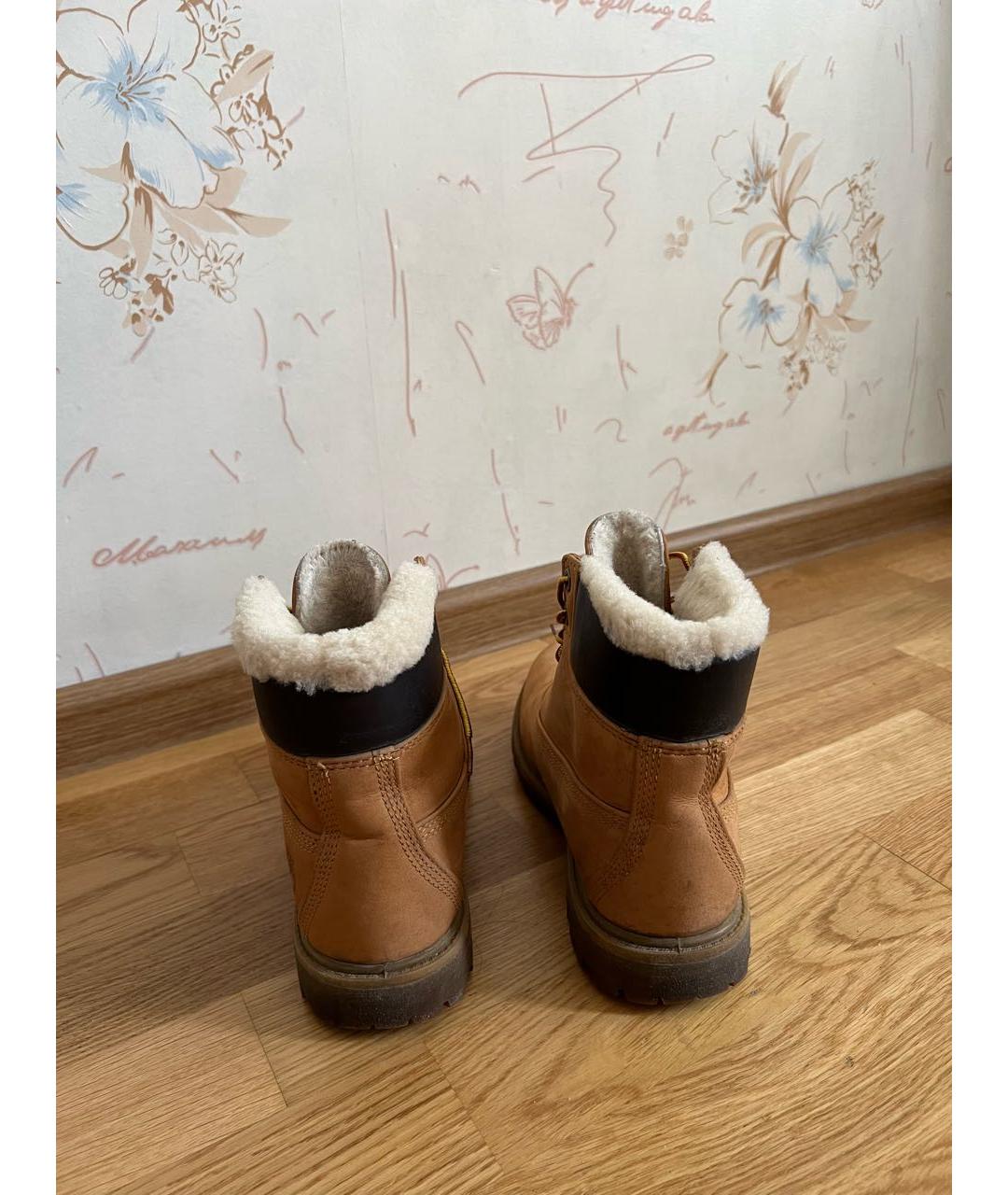 TIMBERLAND Коричневые замшевые ботинки, фото 3