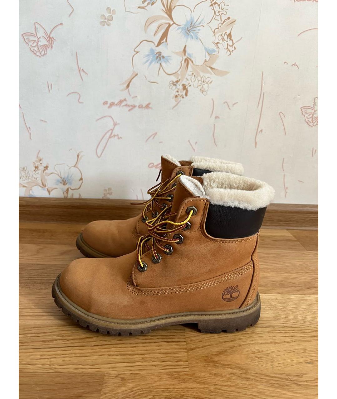 TIMBERLAND Коричневые замшевые ботинки, фото 5