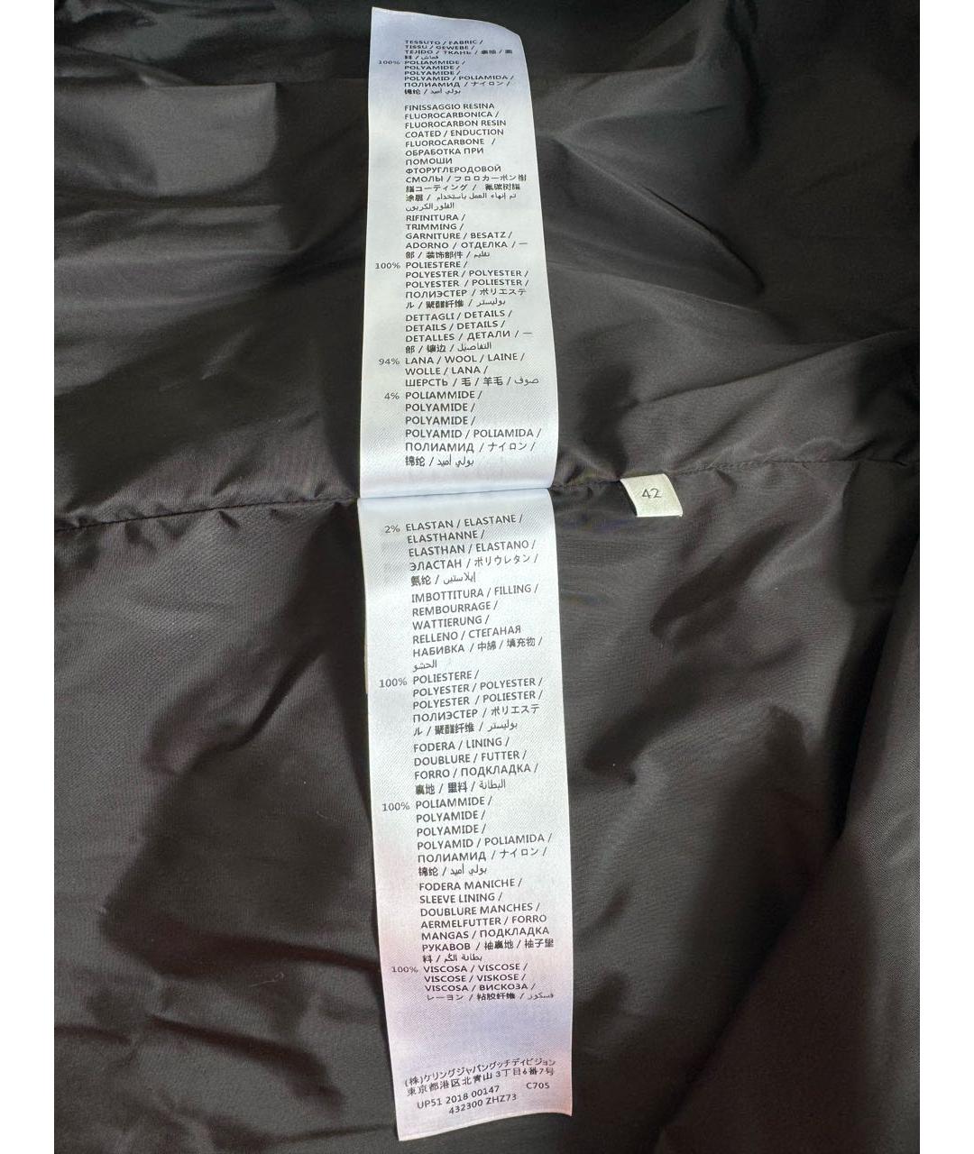 GUCCI Черная полиамидовая куртка, фото 8