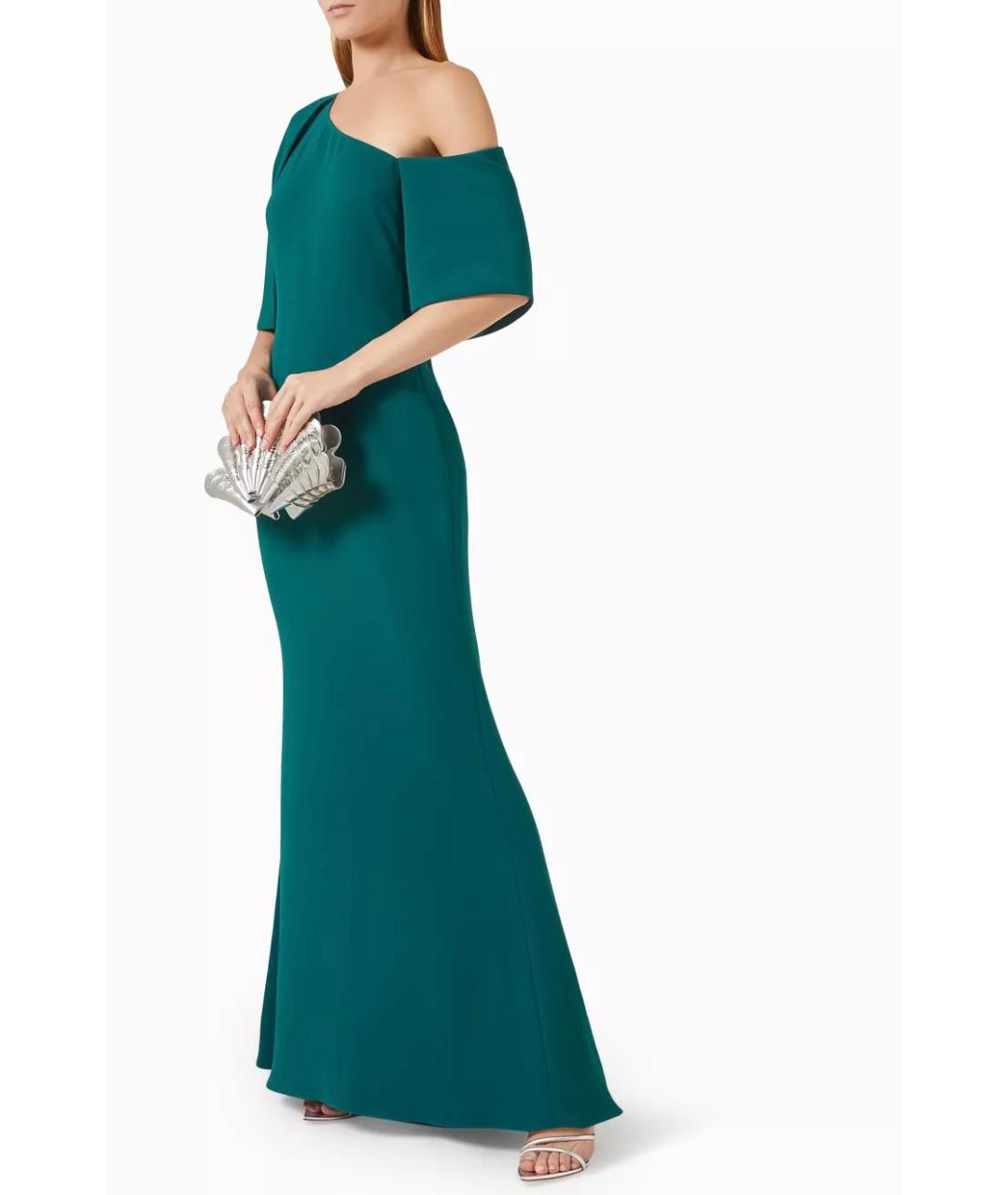 BADGLEY MISCHKA Бирюзовое вечернее платье, фото 4