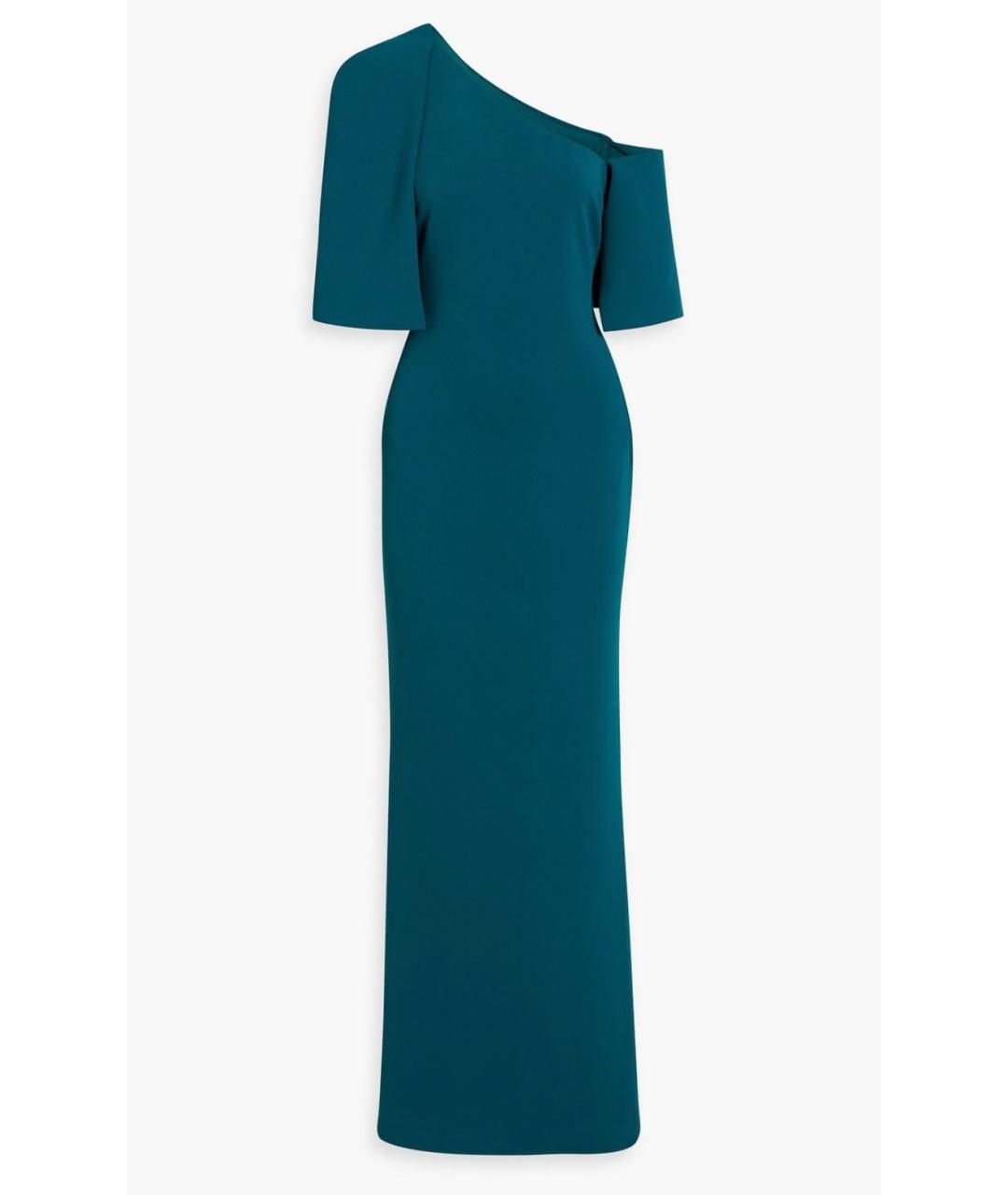 BADGLEY MISCHKA Бирюзовое вечернее платье, фото 7