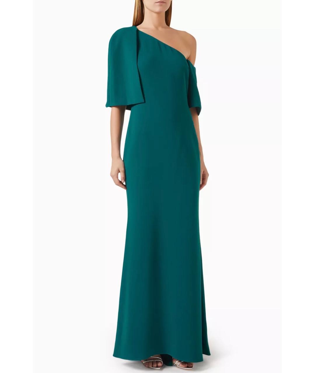BADGLEY MISCHKA Бирюзовое вечернее платье, фото 5
