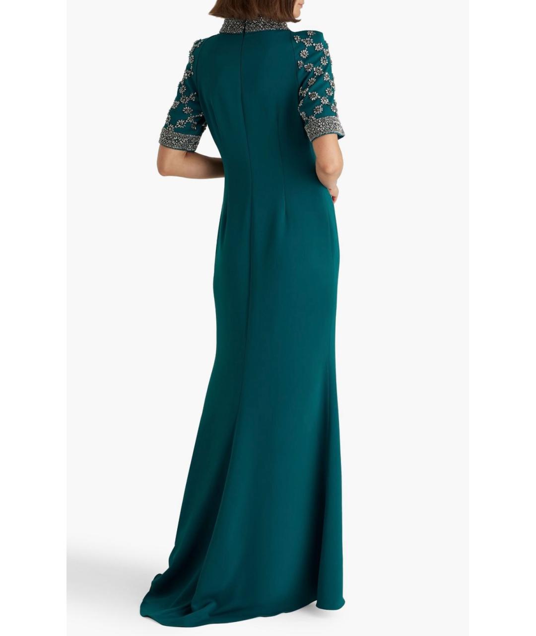 BADGLEY MISCHKA Бирюзовое вечернее платье, фото 3