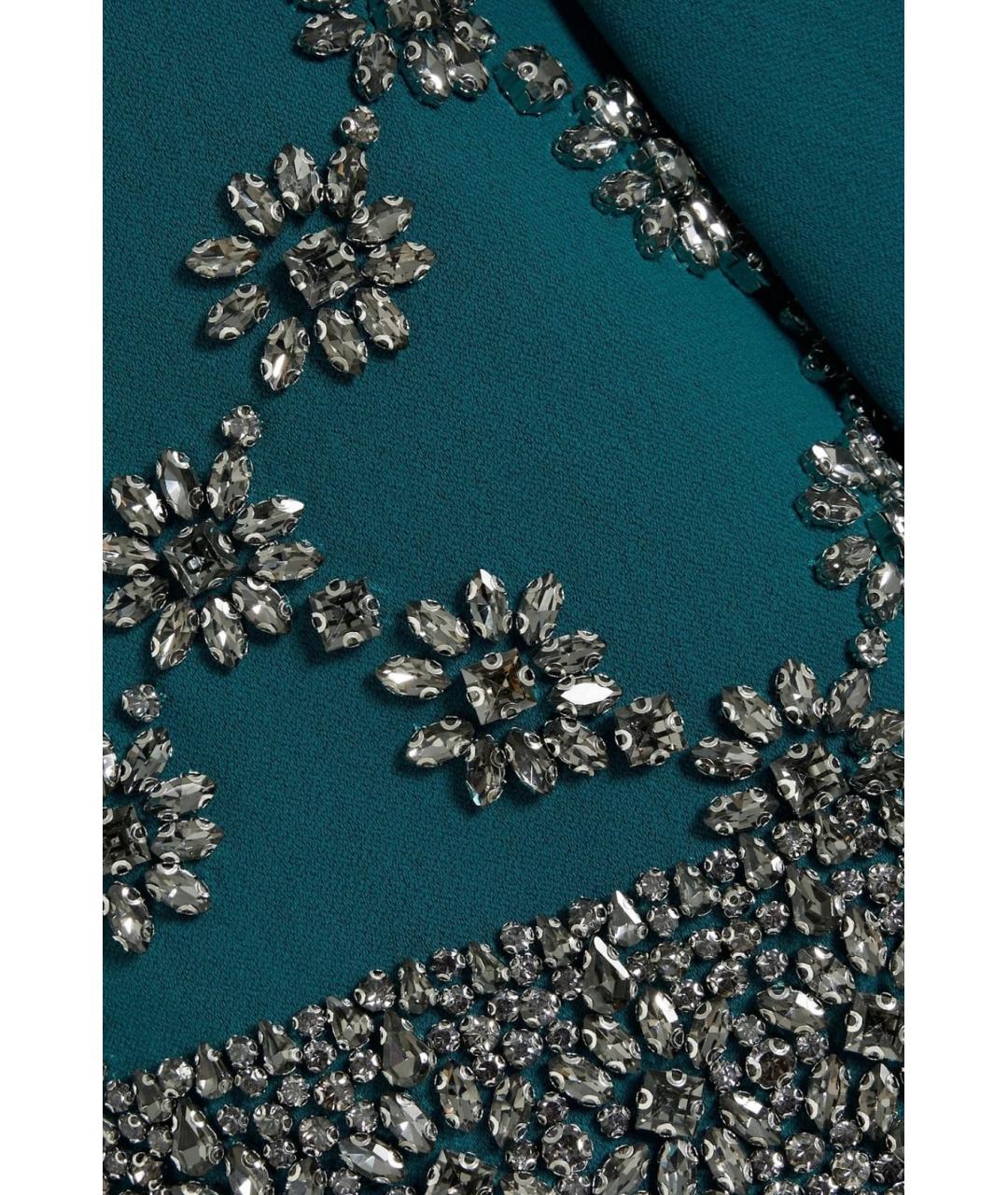 BADGLEY MISCHKA Бирюзовое вечернее платье, фото 4