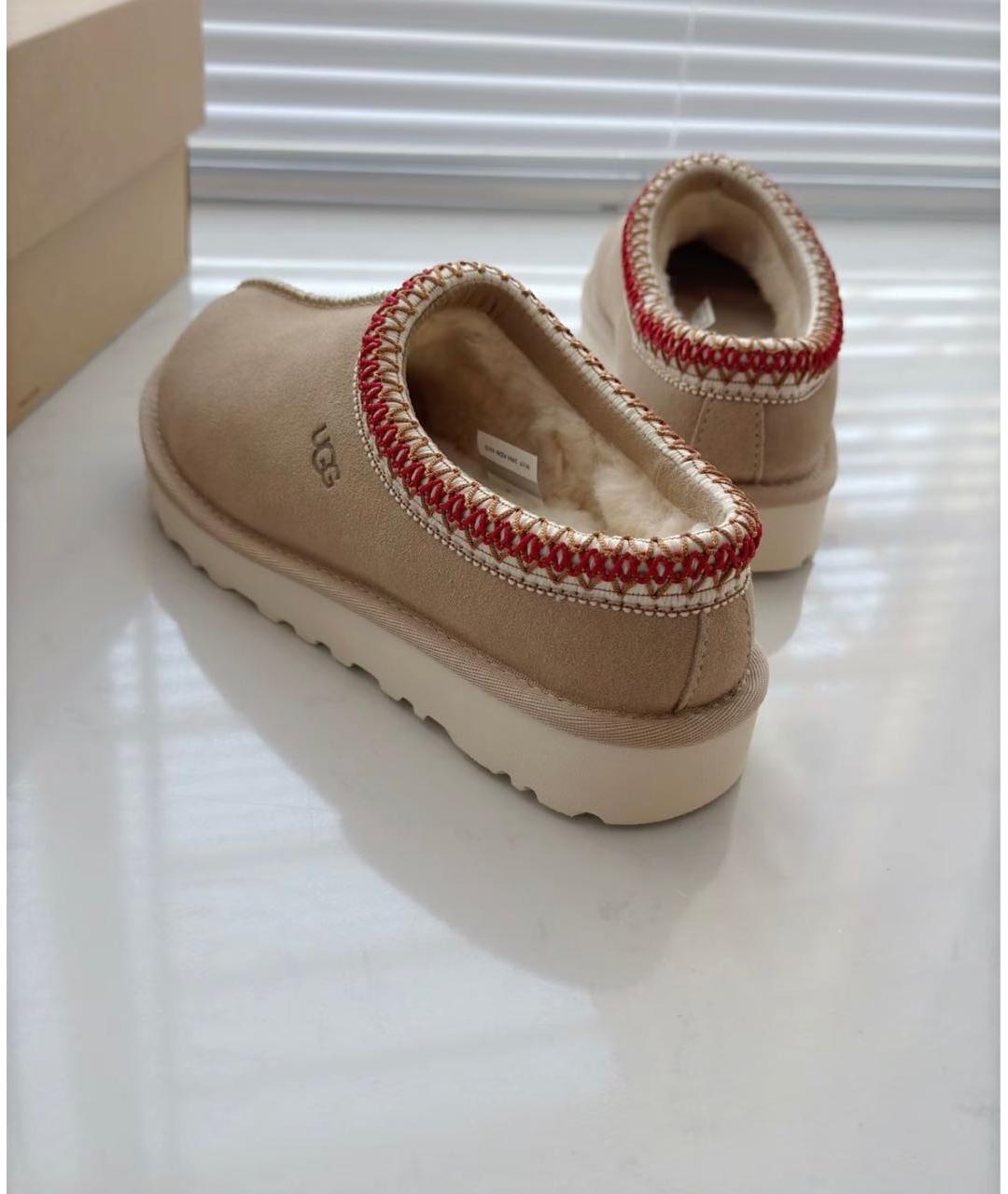 UGG AUSTRALIA Бежевые замшевые мюли, фото 4