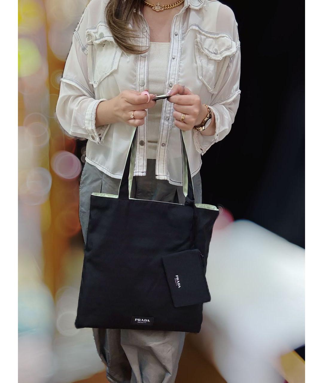PRADA Черная сумка тоут, фото 3