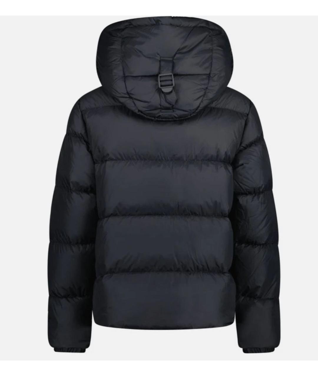 BURBERRY Черный полиамидовый пуховик, фото 3