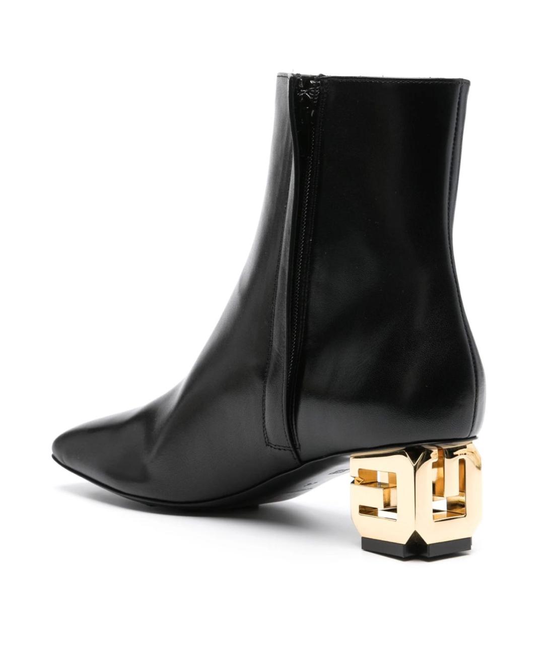 GIVENCHY Черные кожаные ботильоны, фото 2