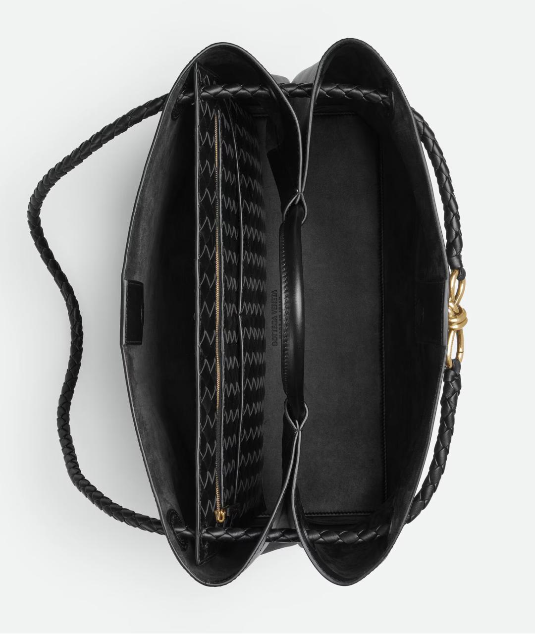 BOTTEGA VENETA Коричневая кожаная сумка тоут, фото 3