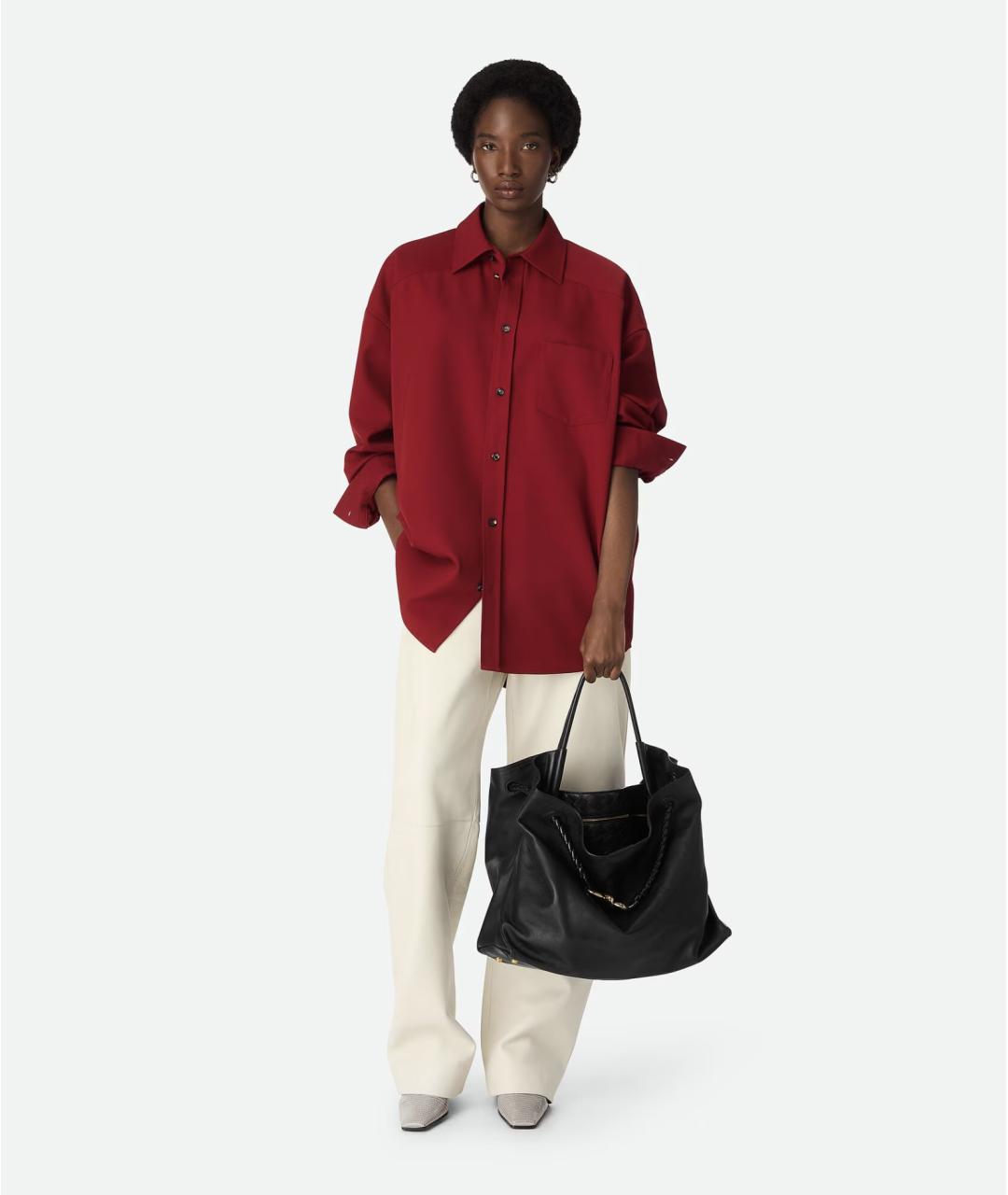 BOTTEGA VENETA Коричневая кожаная сумка тоут, фото 2