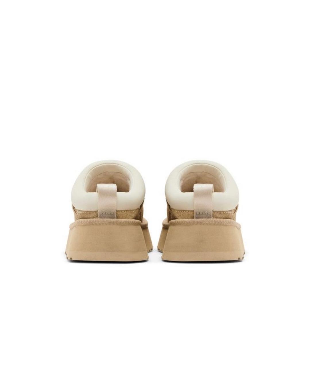UGG AUSTRALIA Бежевые замшевые сабо, фото 3