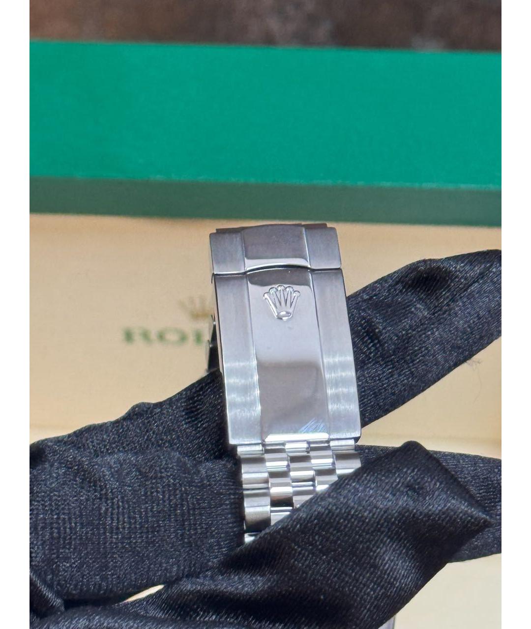 ROLEX Серые часы из белого золота, фото 6