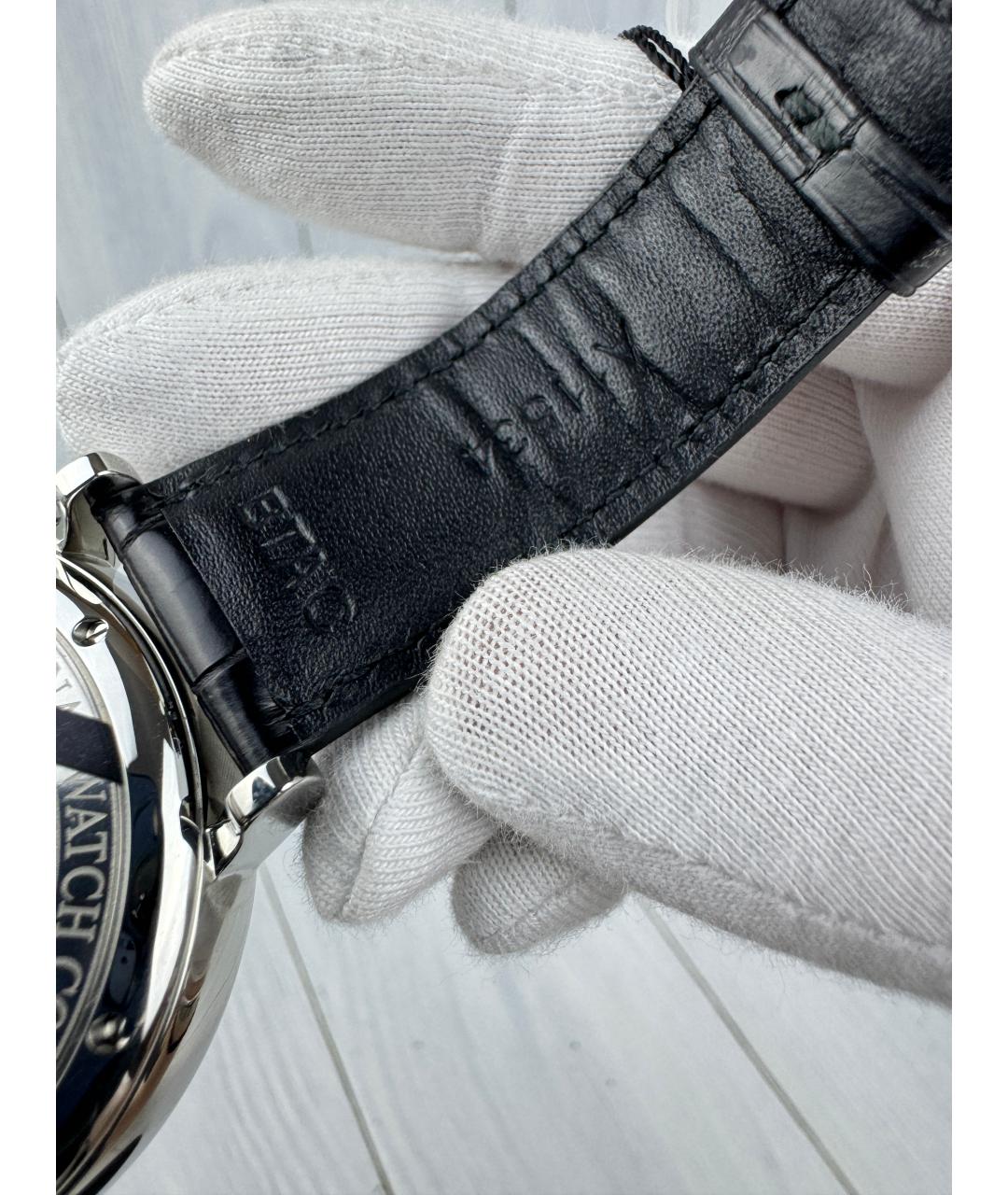 IWC Черные часы, фото 6