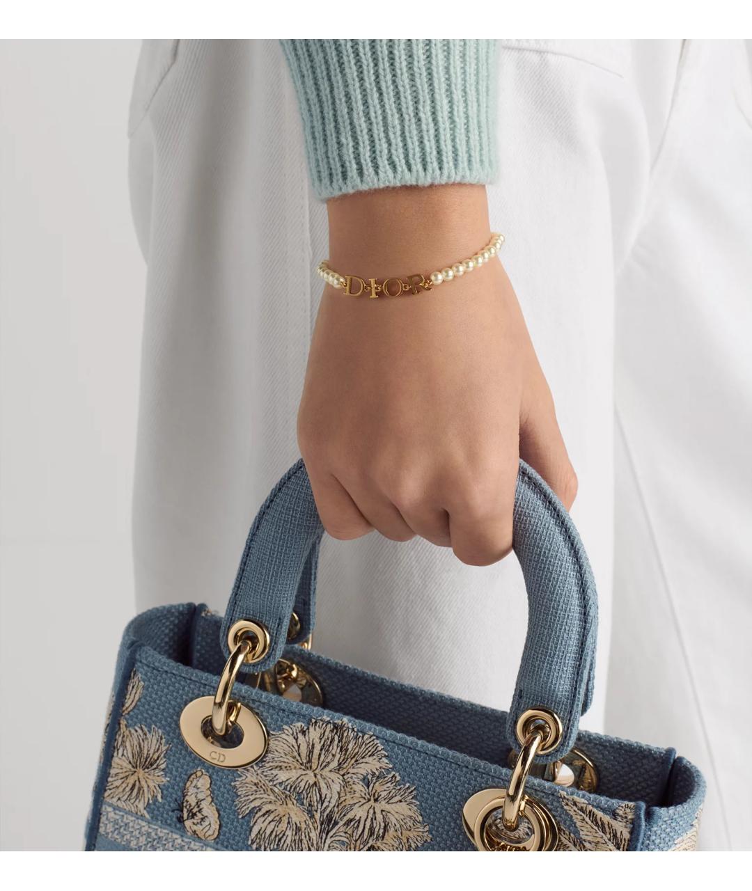 CHRISTIAN DIOR Белый браслет, фото 3