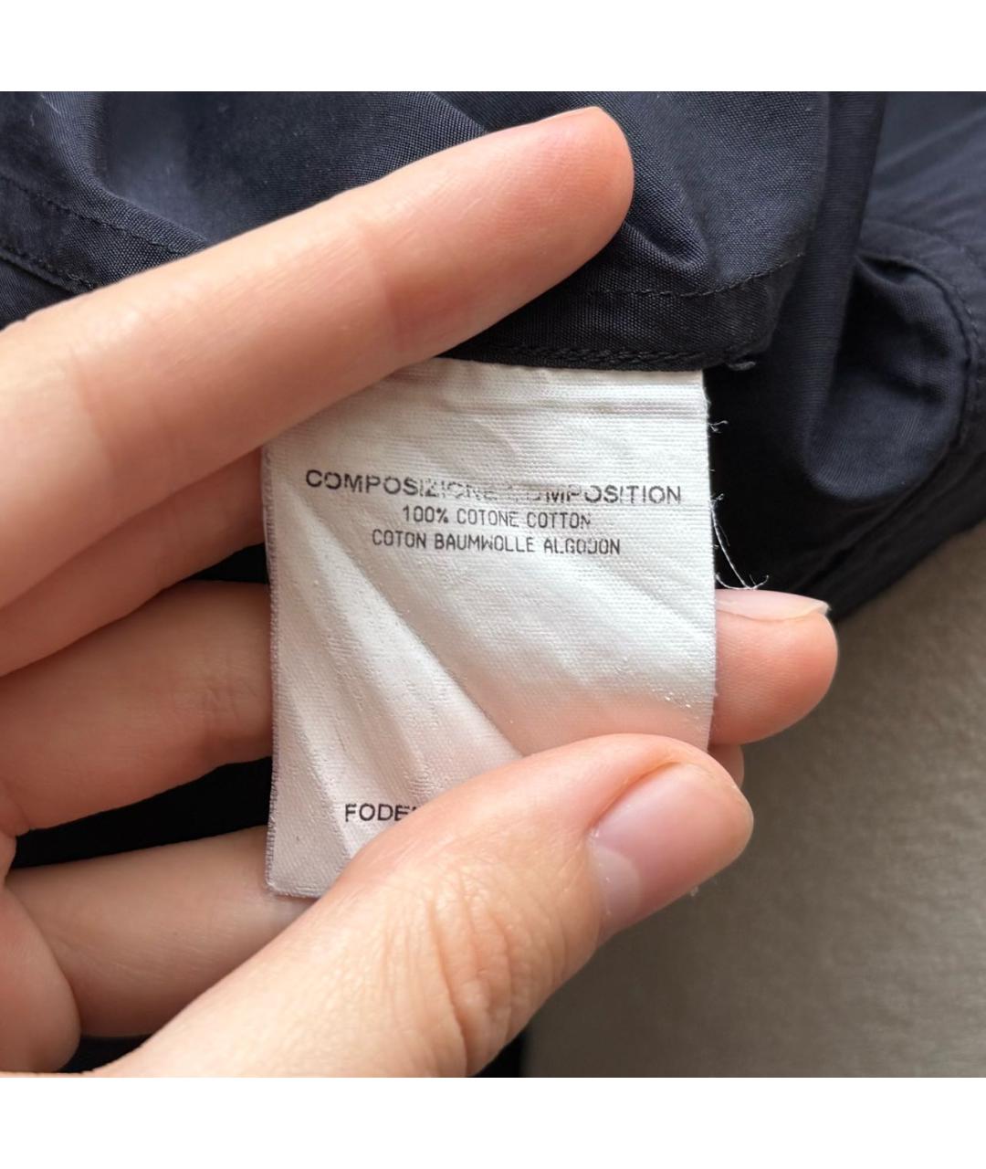 SAINT LAURENT Черное хлопковое повседневное платье, фото 7