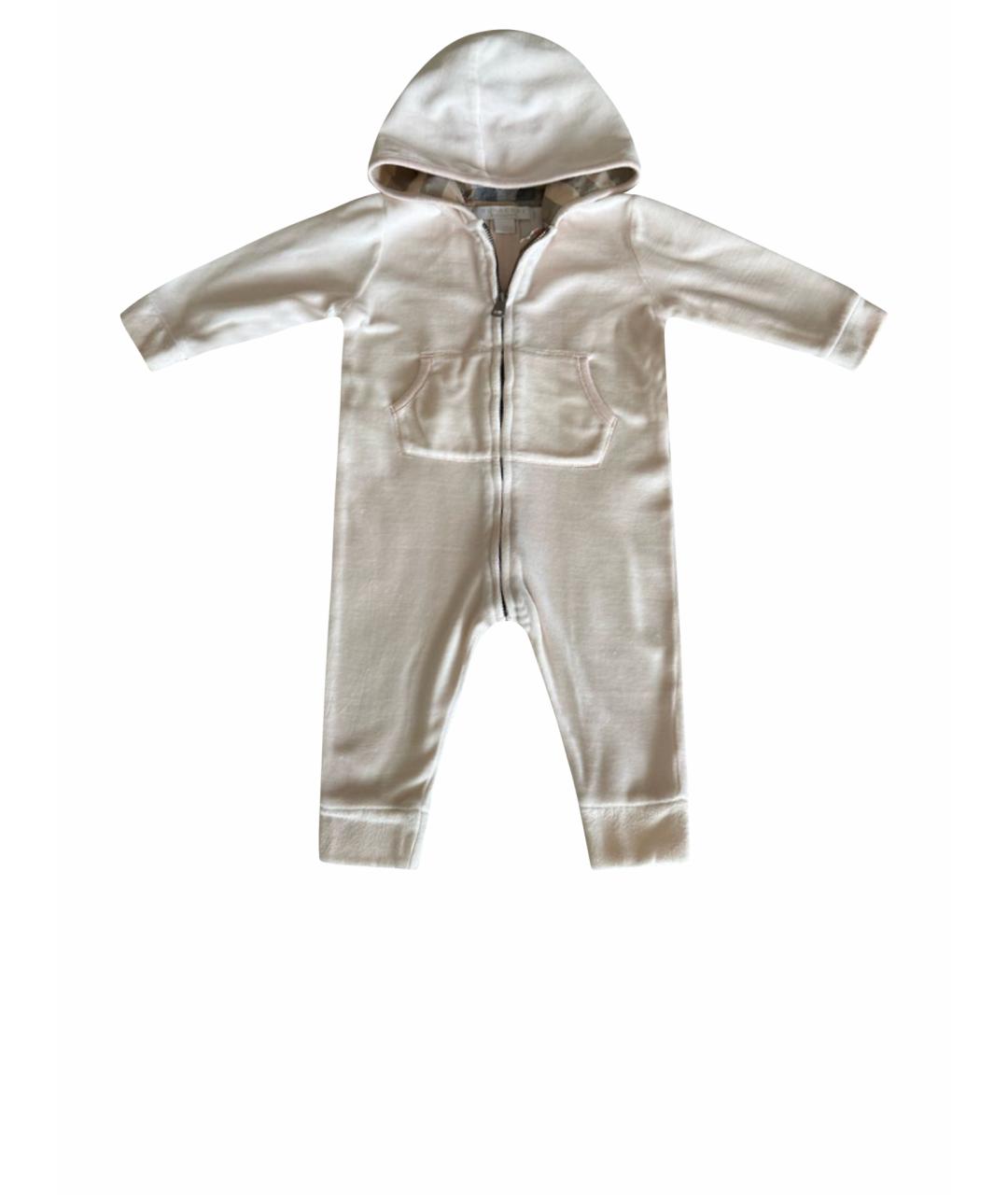 BURBERRY Розовый комбинезон, фото 1
