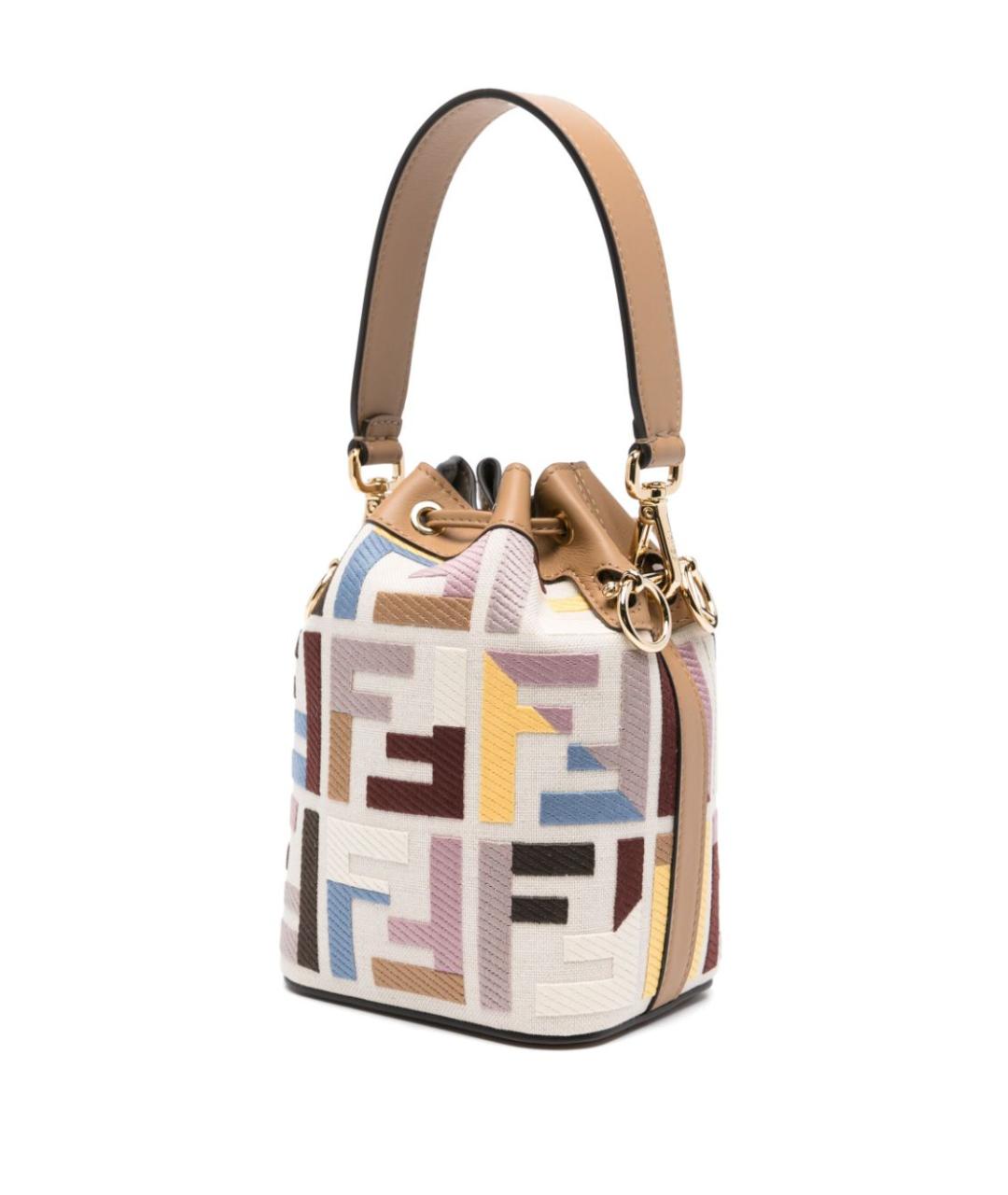 FENDI Мульти жаккардовая сумка тоут, фото 2