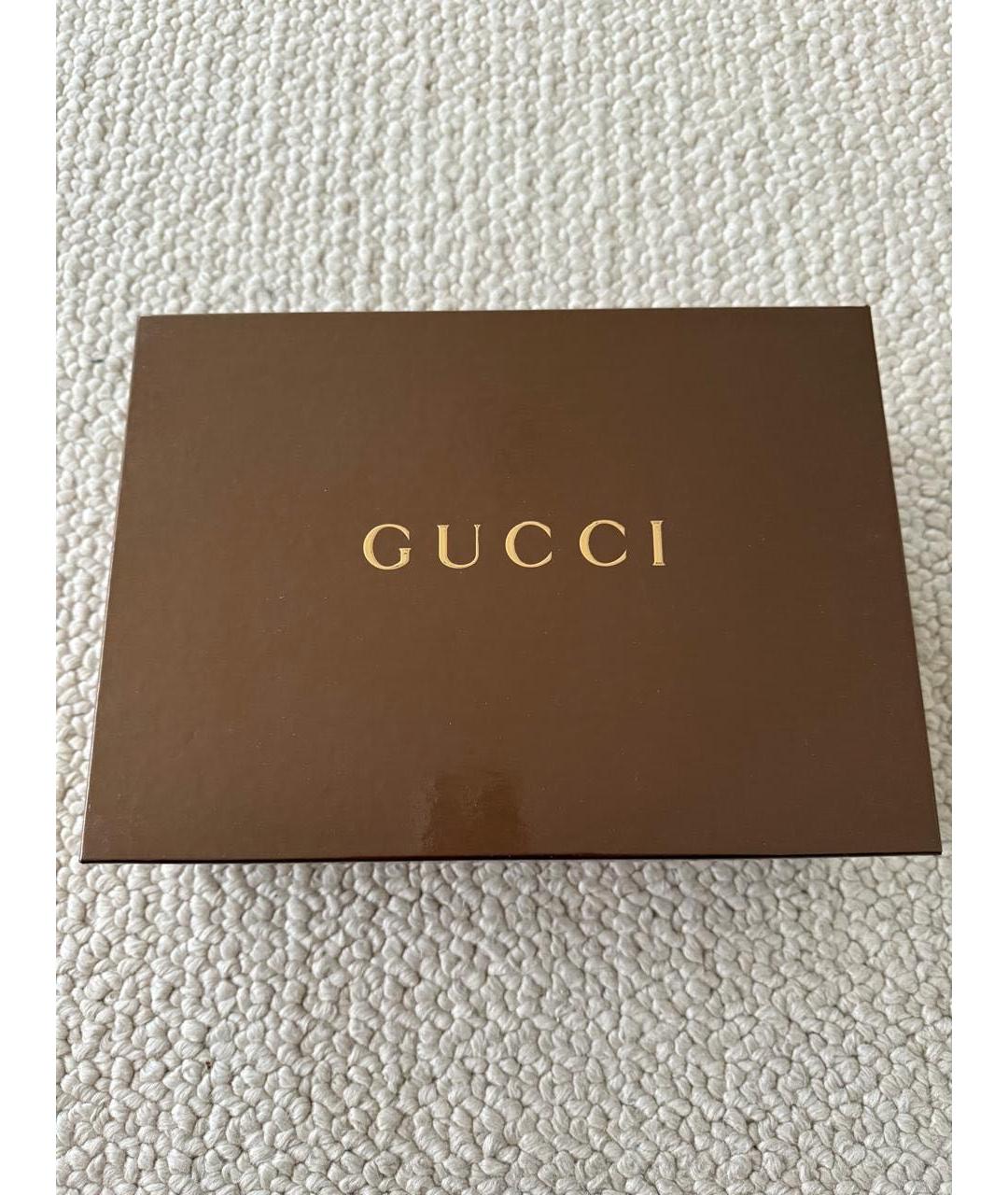 GUCCI Коричневые кожаные ботильоны, фото 4