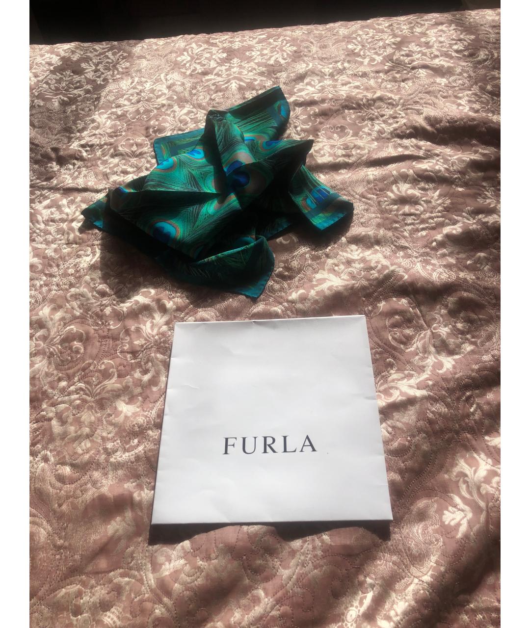 FURLA Мульти шелковый платок, фото 4