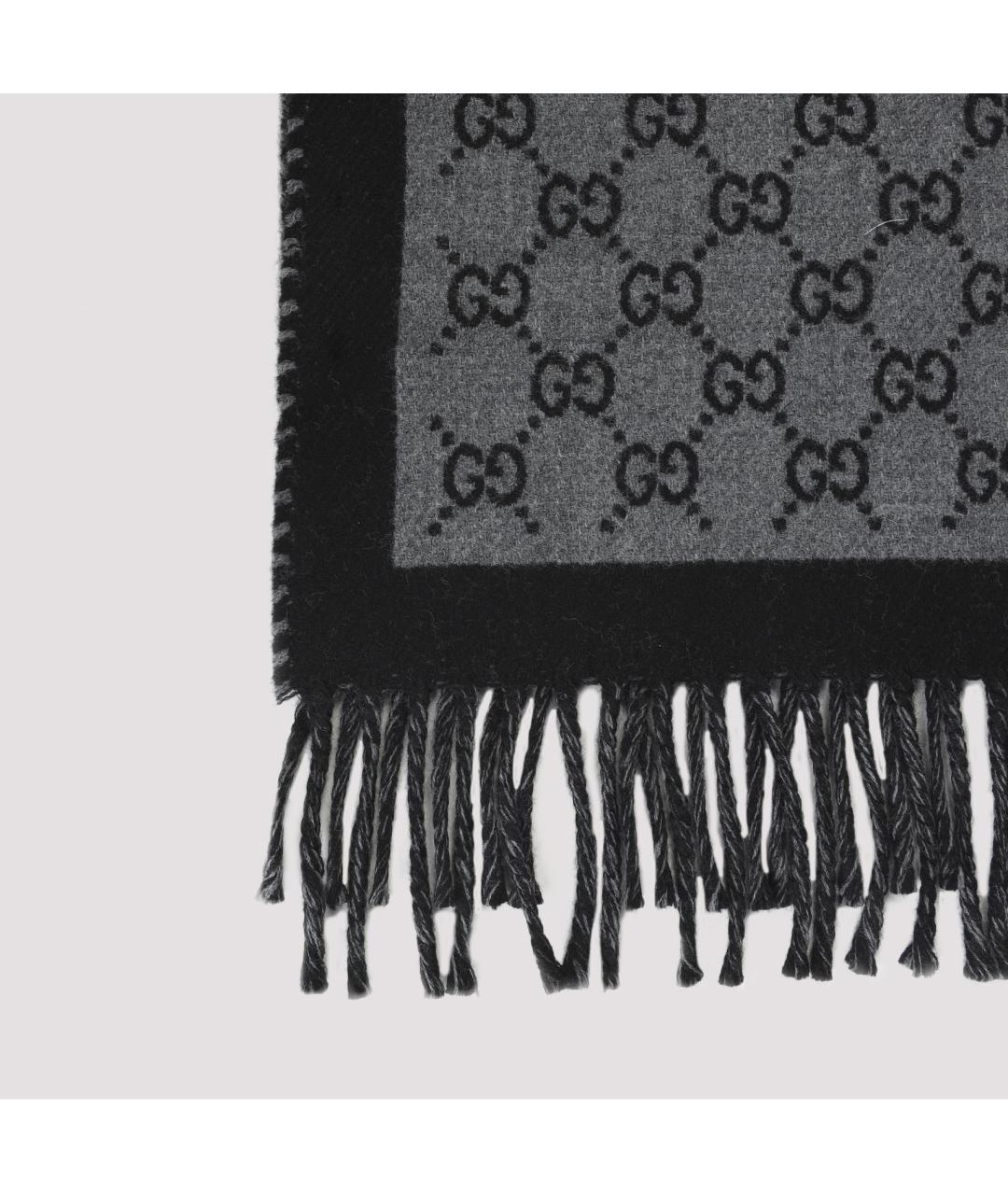 GUCCI Мульти шерстяной шарф, фото 3