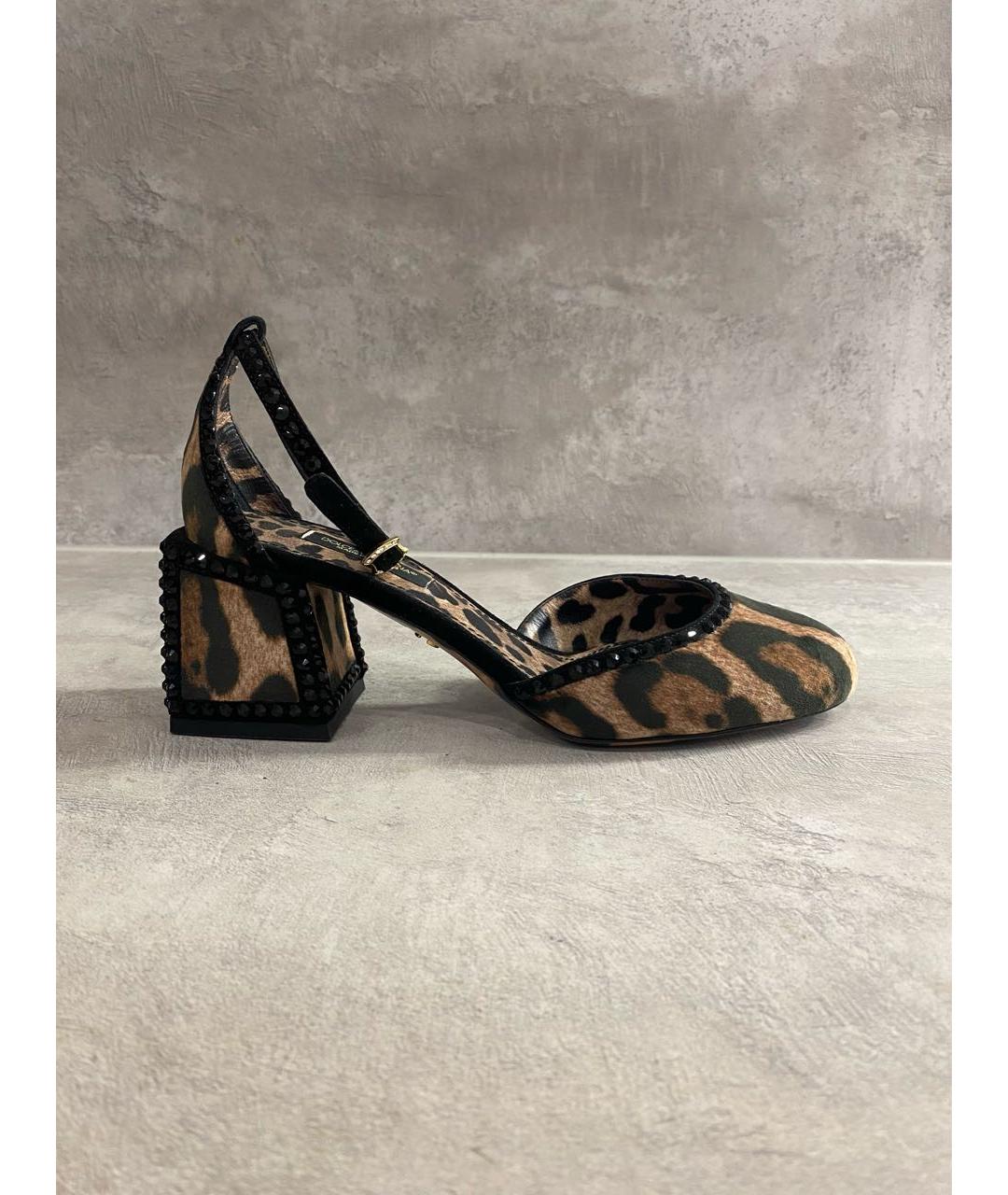 DOLCE&GABBANA Коричневые туфли, фото 8