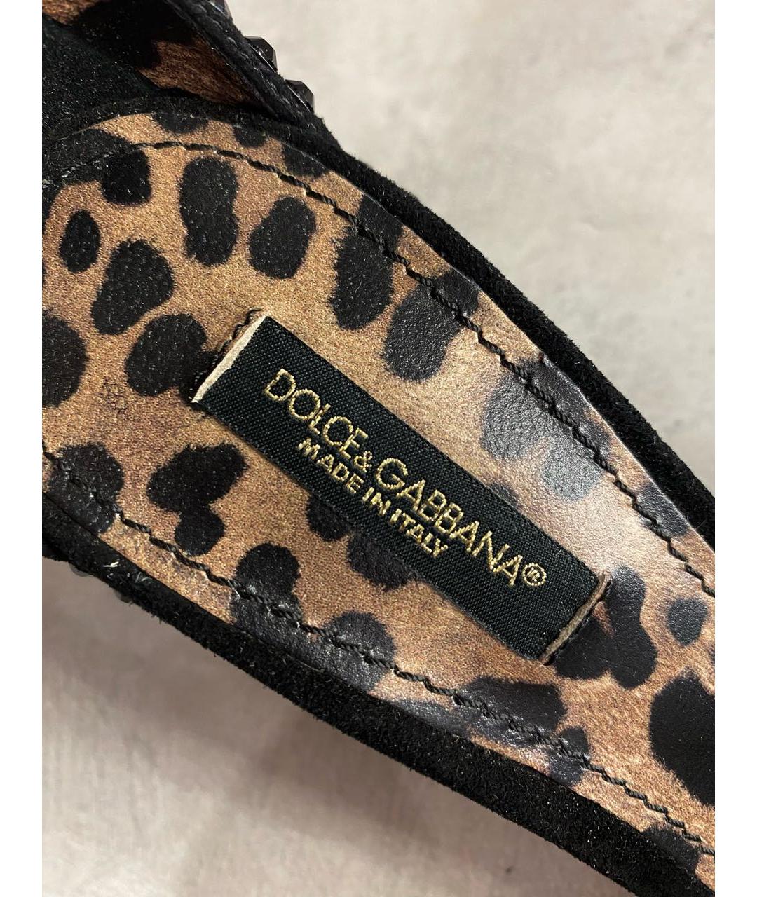 DOLCE&GABBANA Коричневые туфли, фото 6