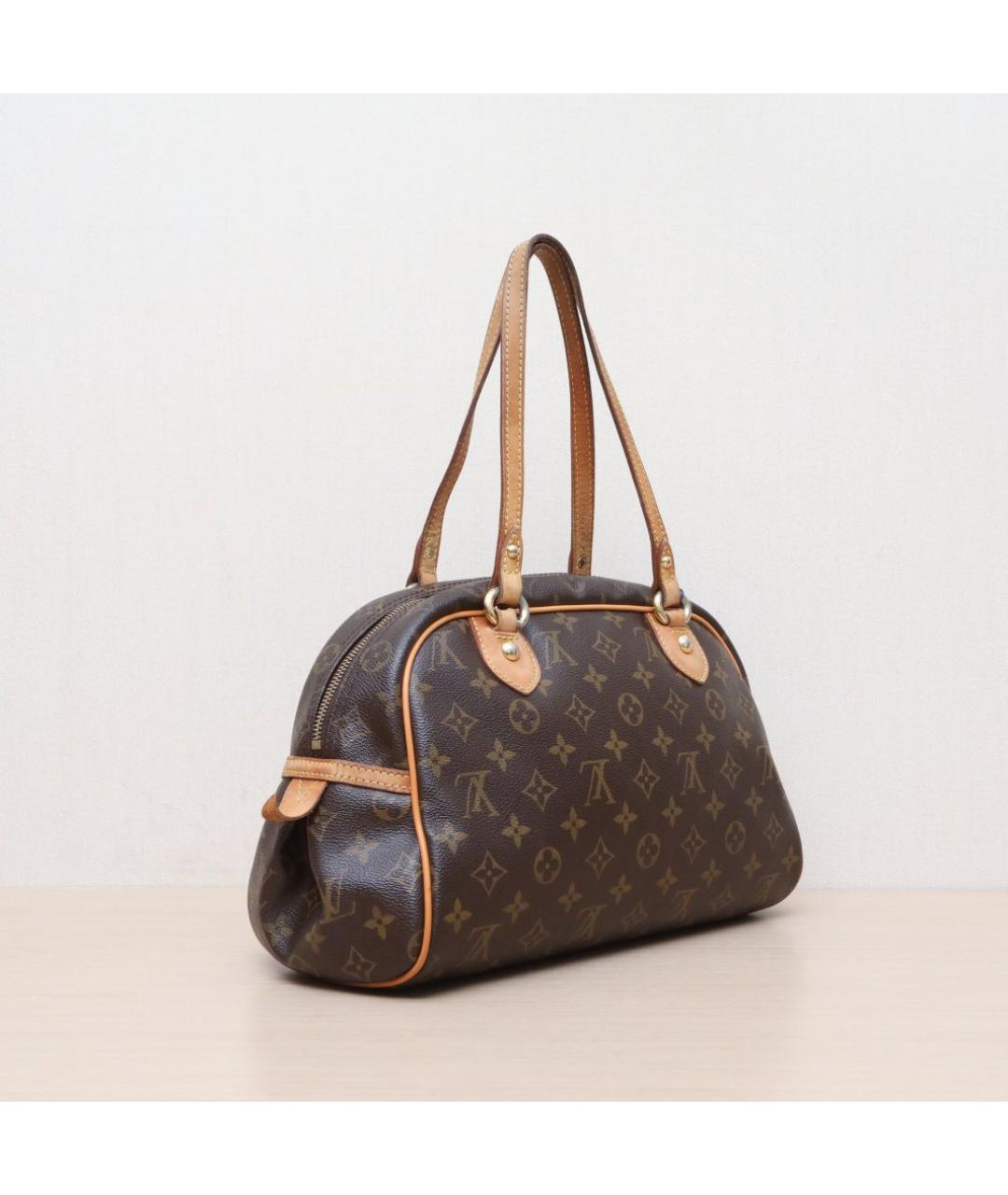 LOUIS VUITTON Коричневая сумка тоут, фото 6