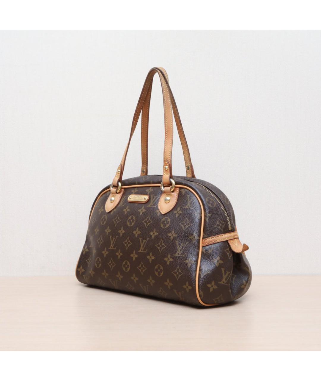 LOUIS VUITTON Коричневая сумка тоут, фото 4