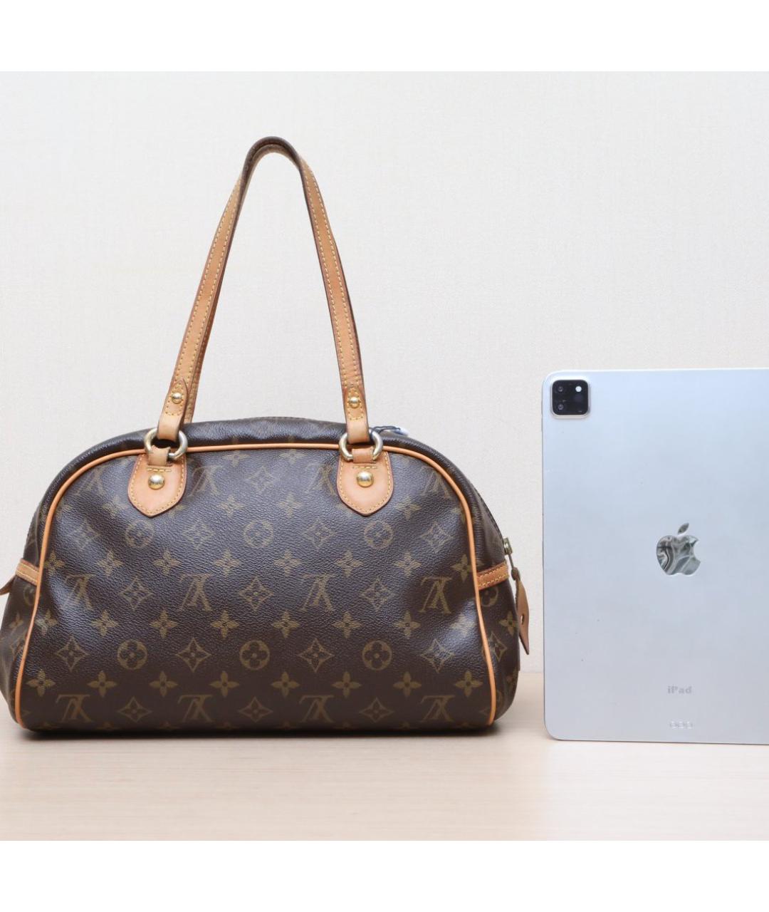 LOUIS VUITTON Коричневая сумка тоут, фото 7