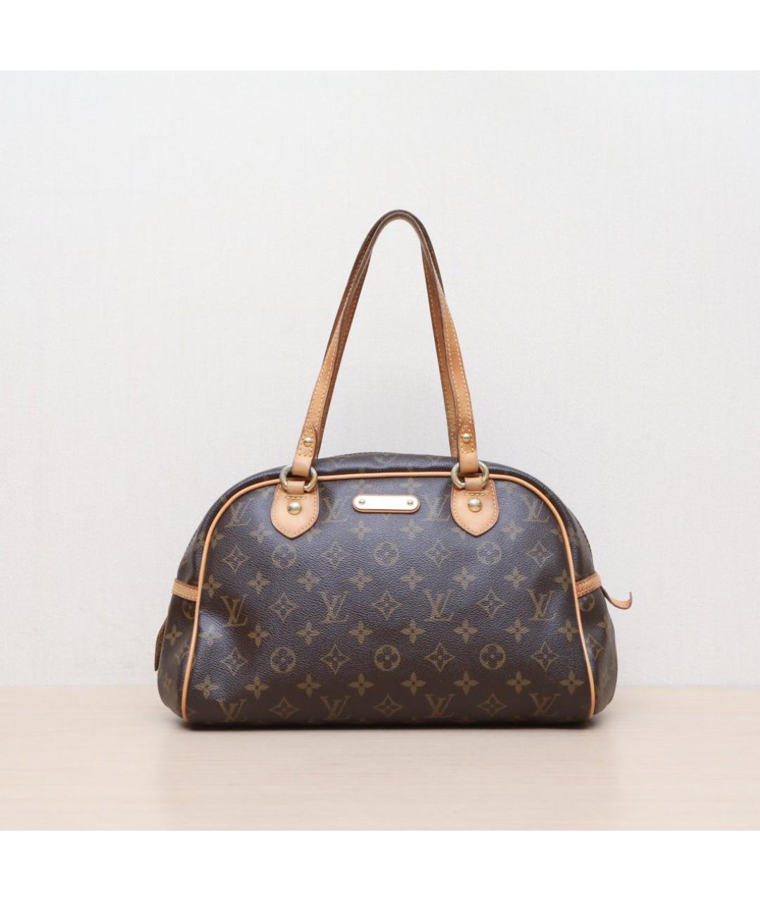 LOUIS VUITTON Коричневая сумка тоут, фото 3