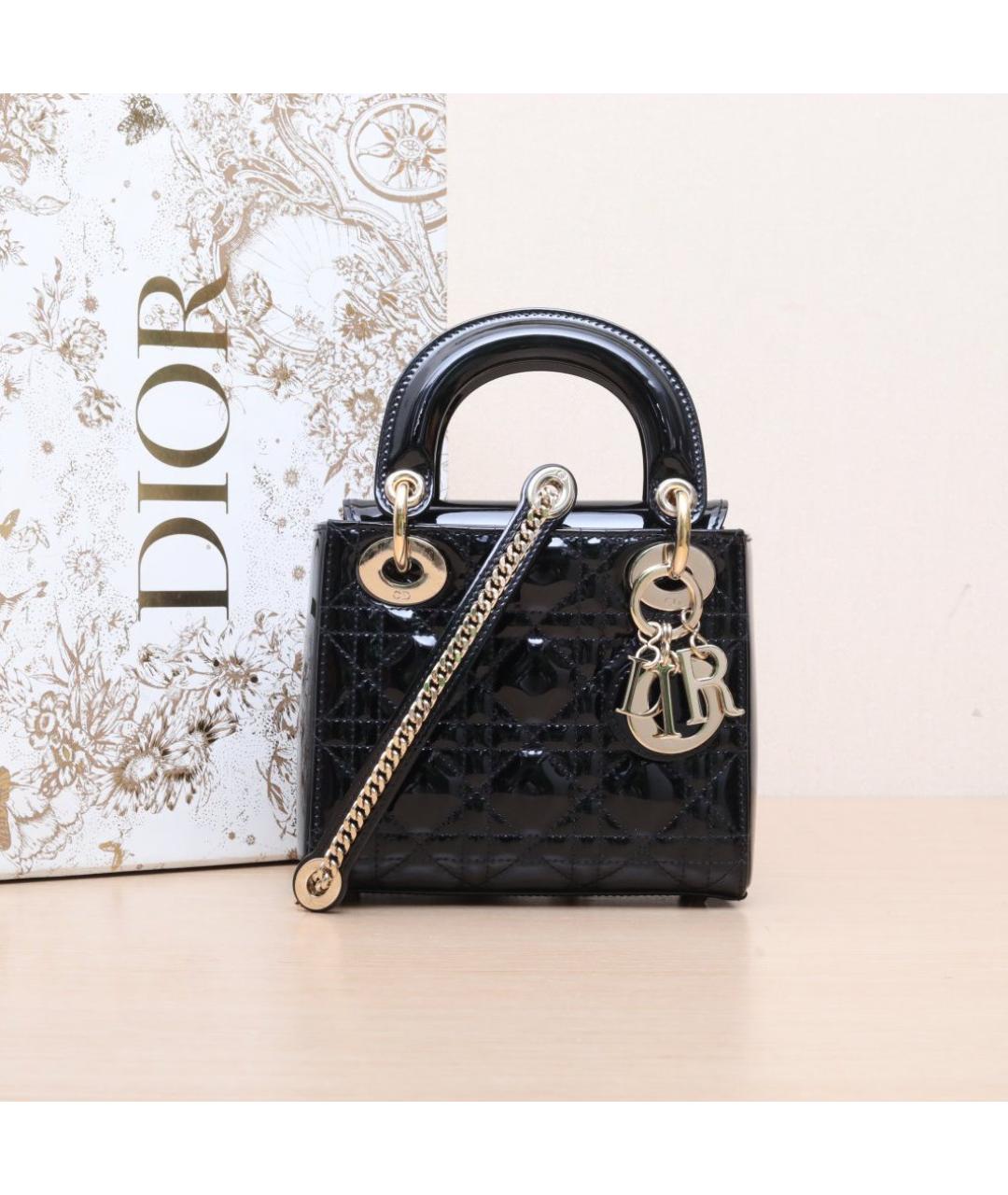 CHRISTIAN DIOR Черная сумка через плечо, фото 2
