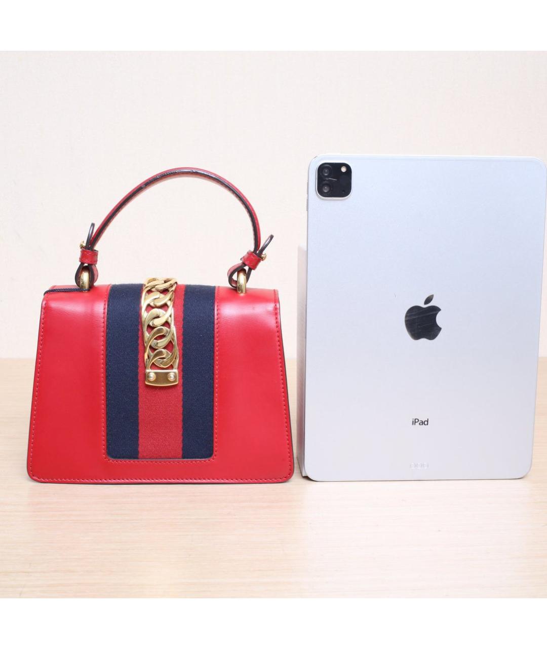 GUCCI Красная сумка через плечо, фото 7
