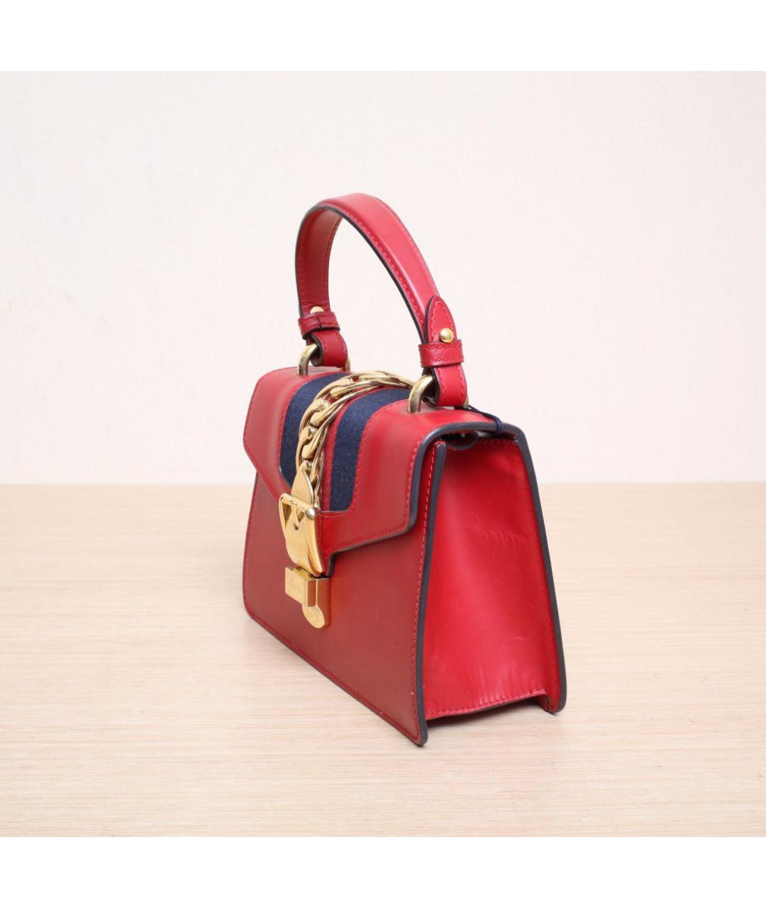 GUCCI Красная сумка через плечо, фото 4
