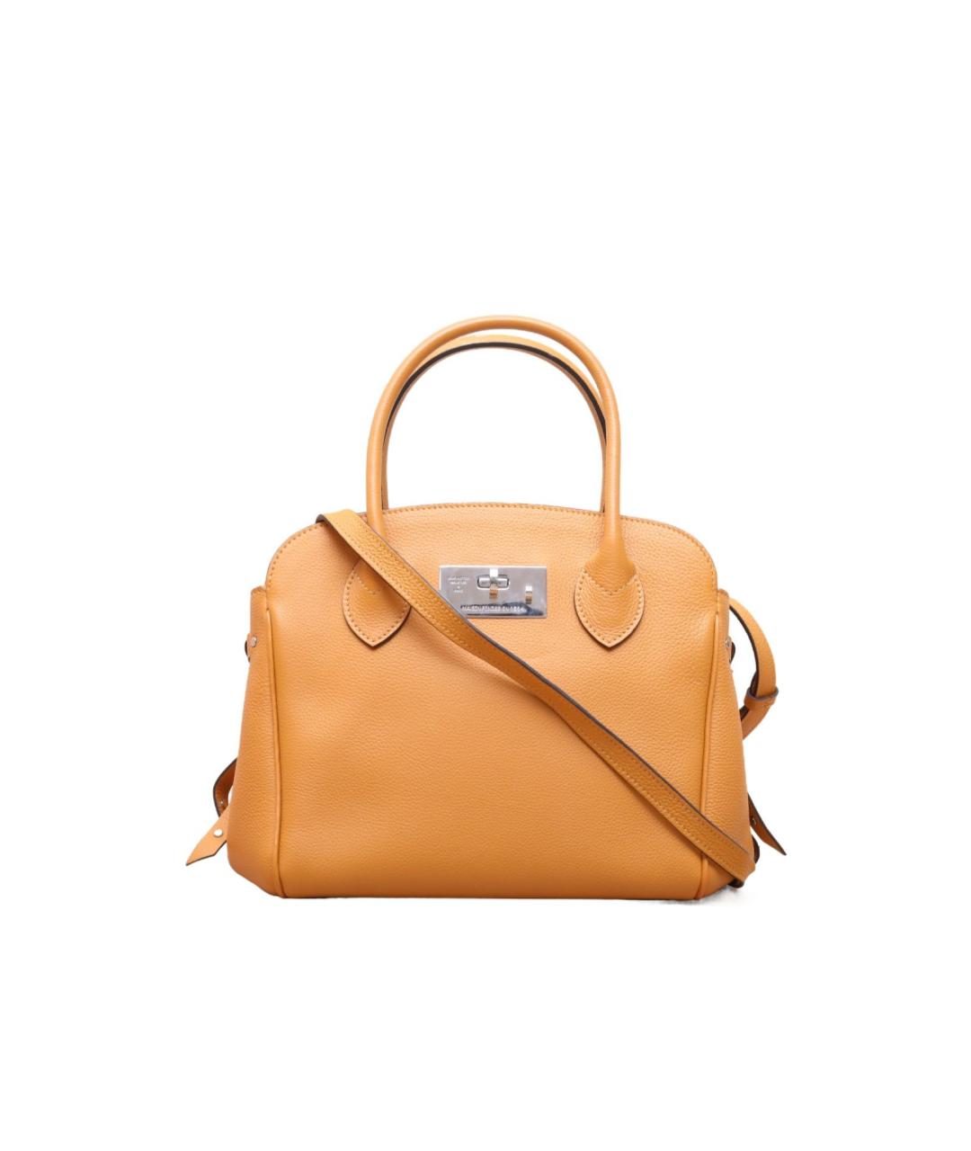 LOUIS VUITTON Горчичная кожаная сумка через плечо, фото 1